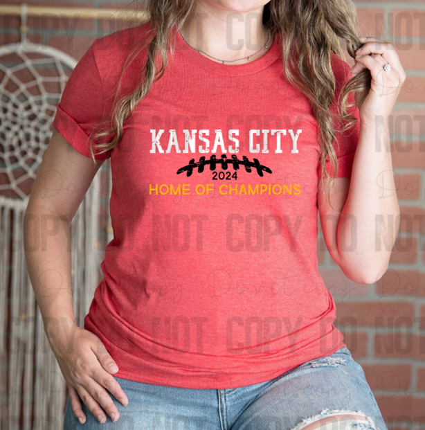 30-192 Kansas City Home Of Champions  WBY PGB DTF TRANSFER ONLY