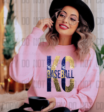 Load image into Gallery viewer, 30-207 KC Baseball  Mini Glam PGB KC Completed Tee
