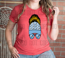 Load image into Gallery viewer, 30-214 KC Fan Messy Bun Hat PGB KC Completed Tee
