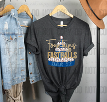 Load image into Gallery viewer, 30-227 Fountains and Fastballs Baseball  PGB KC Completed Tee
