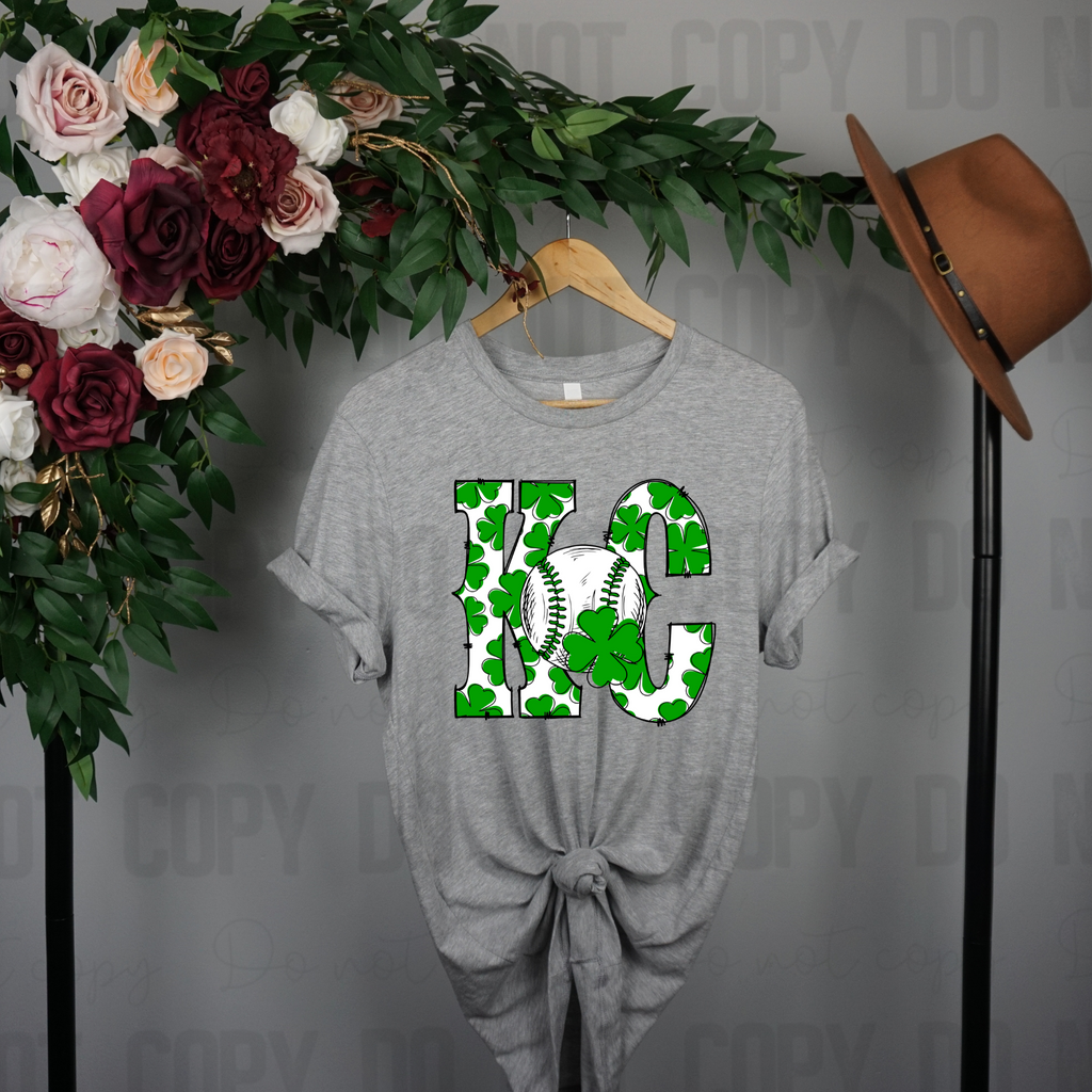 30-241 Kansas City Baseball St Patrick's KC PGB KC Completed Tee