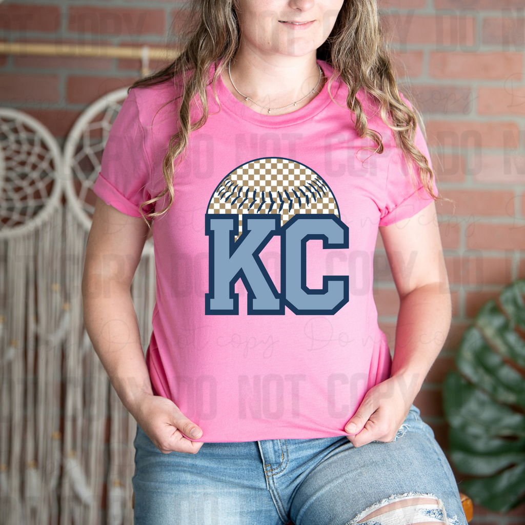 30-249 Kansas City Baseball KC PGB KC Completed Tee