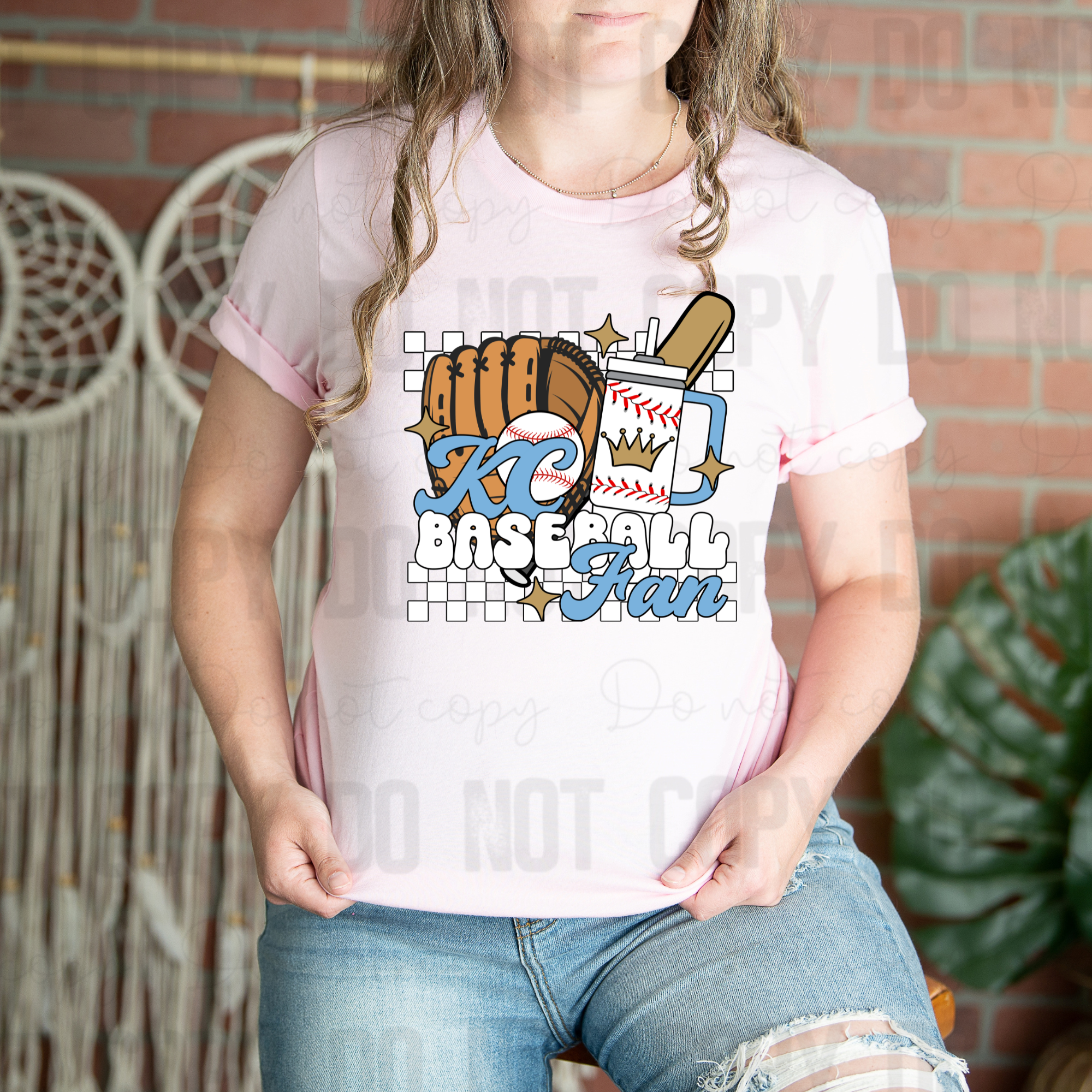 30-284 Kansas City Baseball Completed Tee