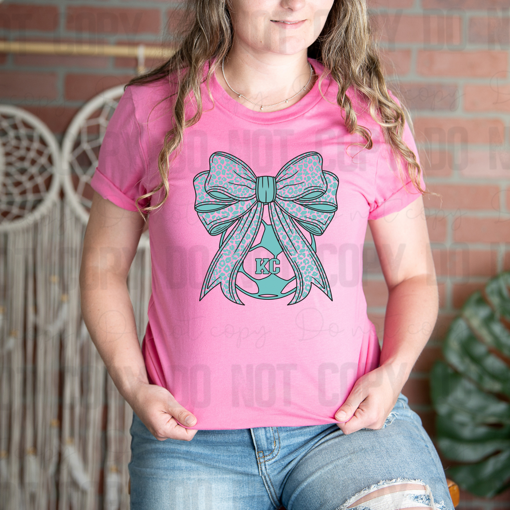30-291 Kansas City Women_s Soccer Bow Completed Tee