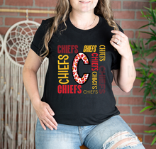 Load image into Gallery viewer, 30-31 Chiefs Initial Leopard Completed Tee
