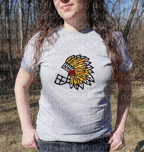 30-35 KC Headdress Completed Tee