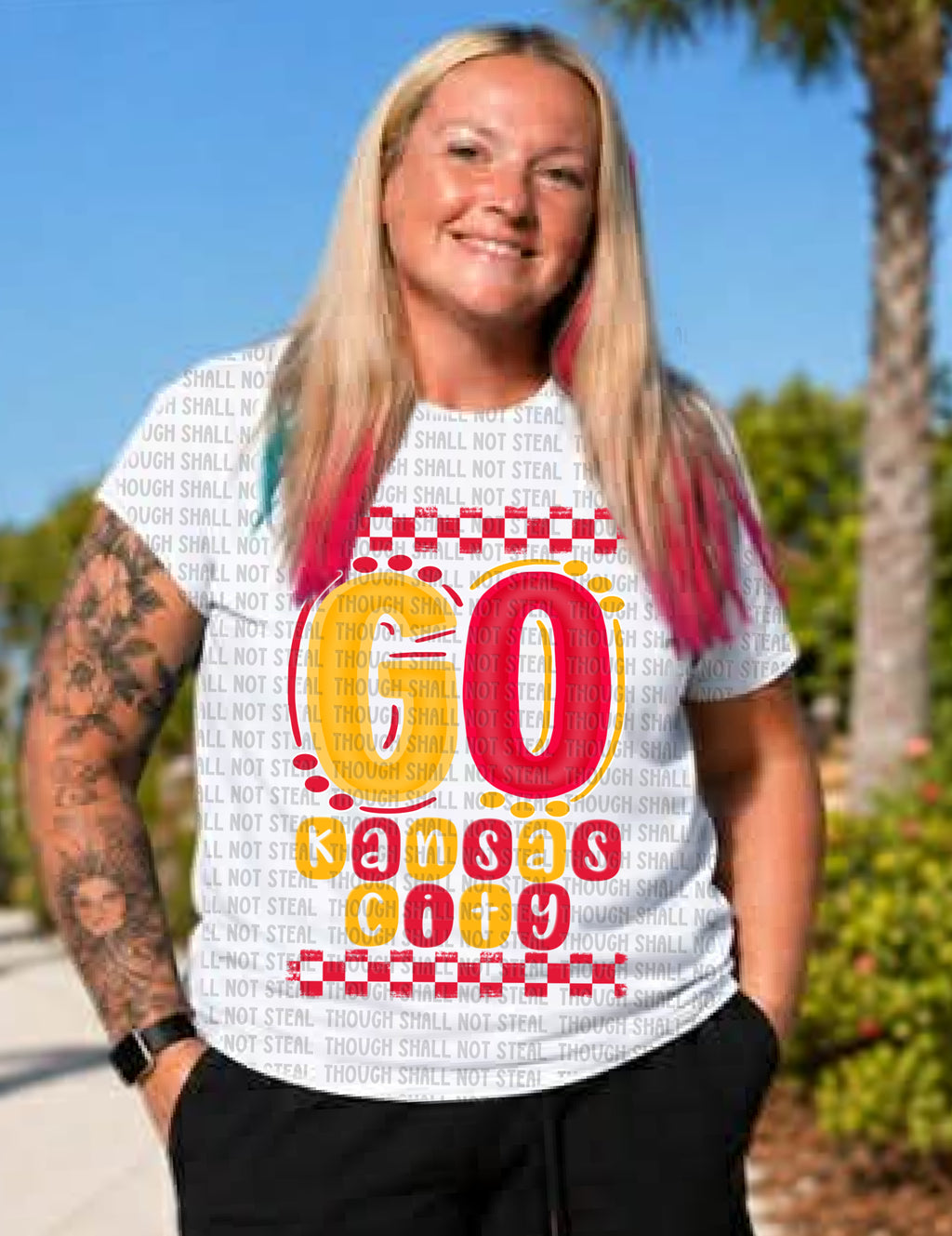 30-393 Go Kansas City Completed Tee