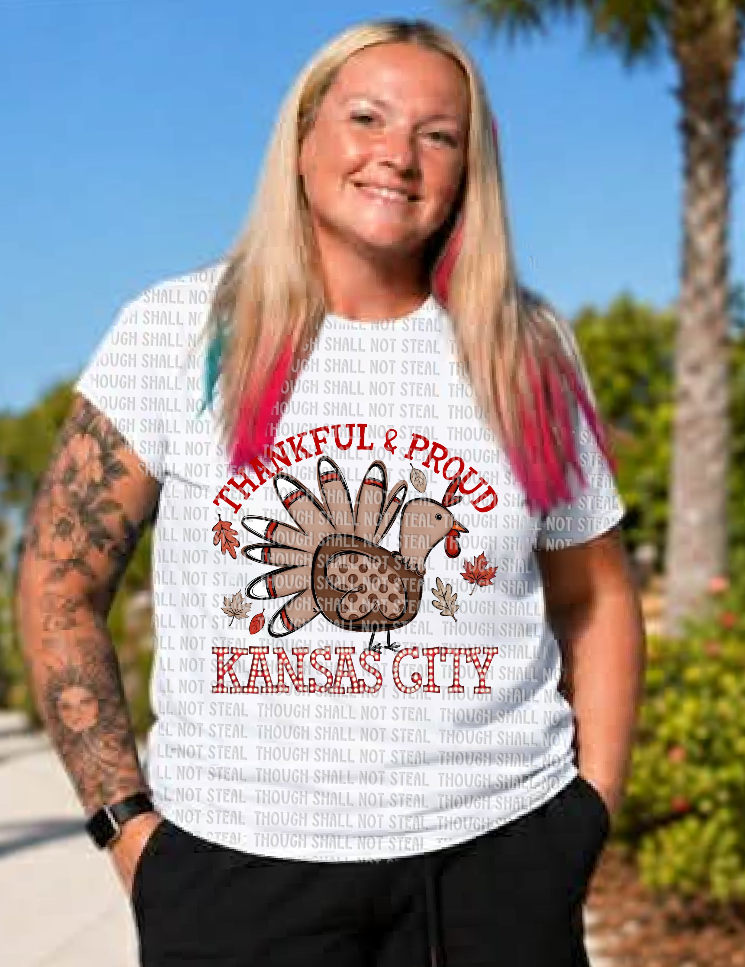 30-394 Kansas City - Thankful & Proud DTF TRANSFER ONLY
