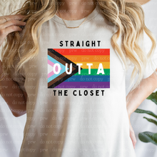 Load image into Gallery viewer, 33-11 Straight outta the closet Completed Tee
