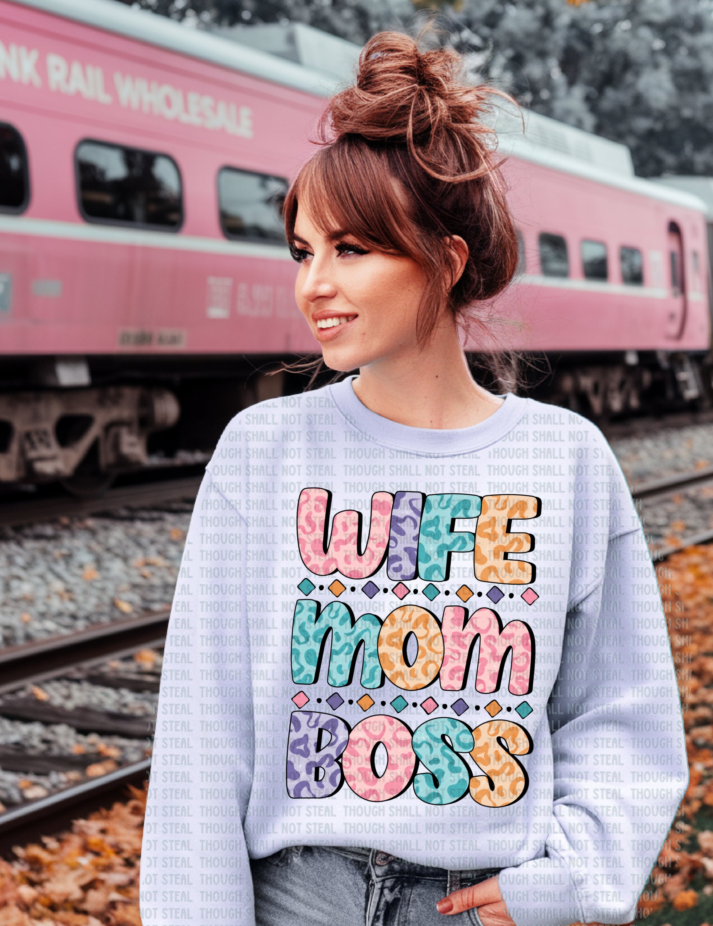 35-19 Wife Mom Boss Completed Tee
