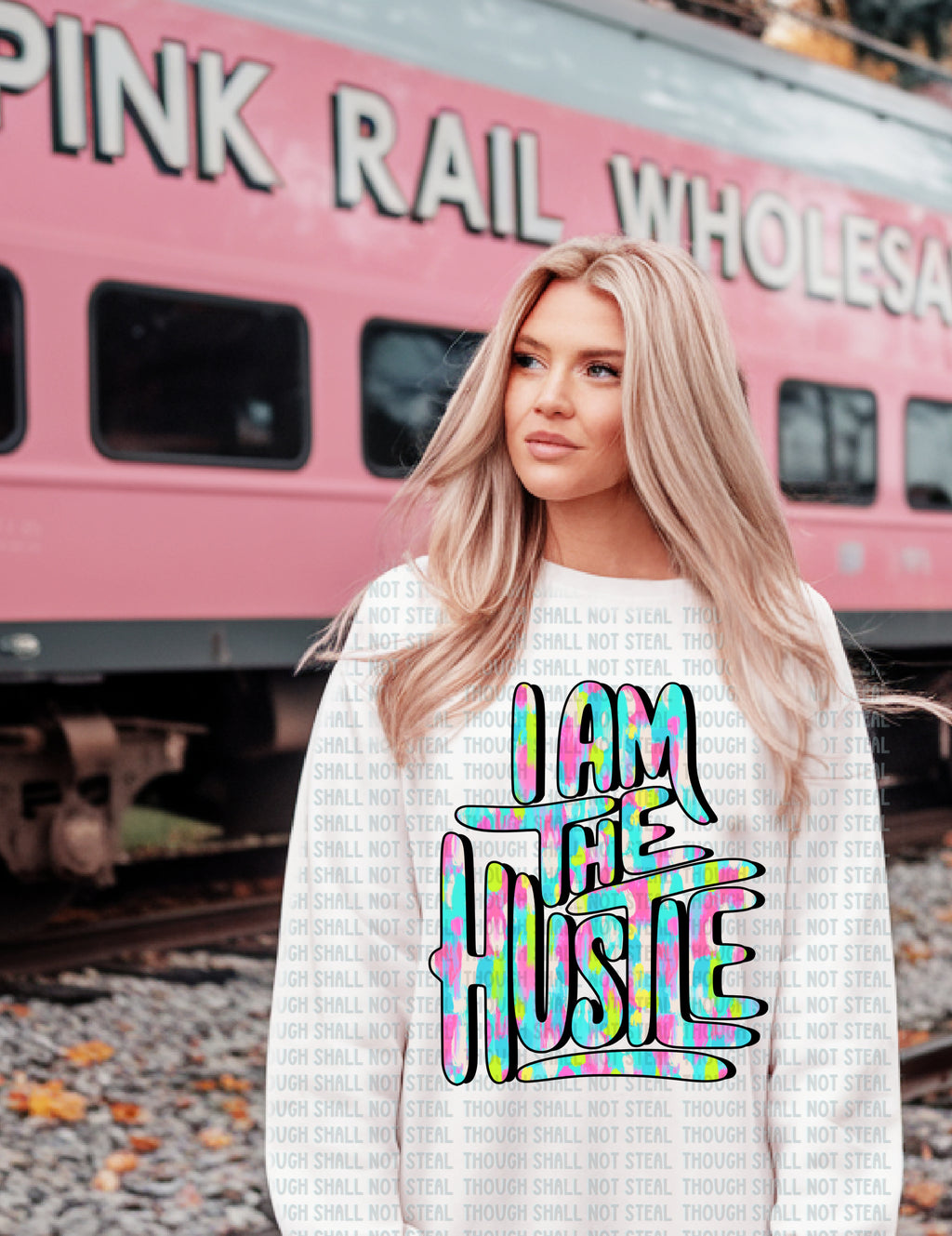 35-22 I am the Hustle Completed Tee