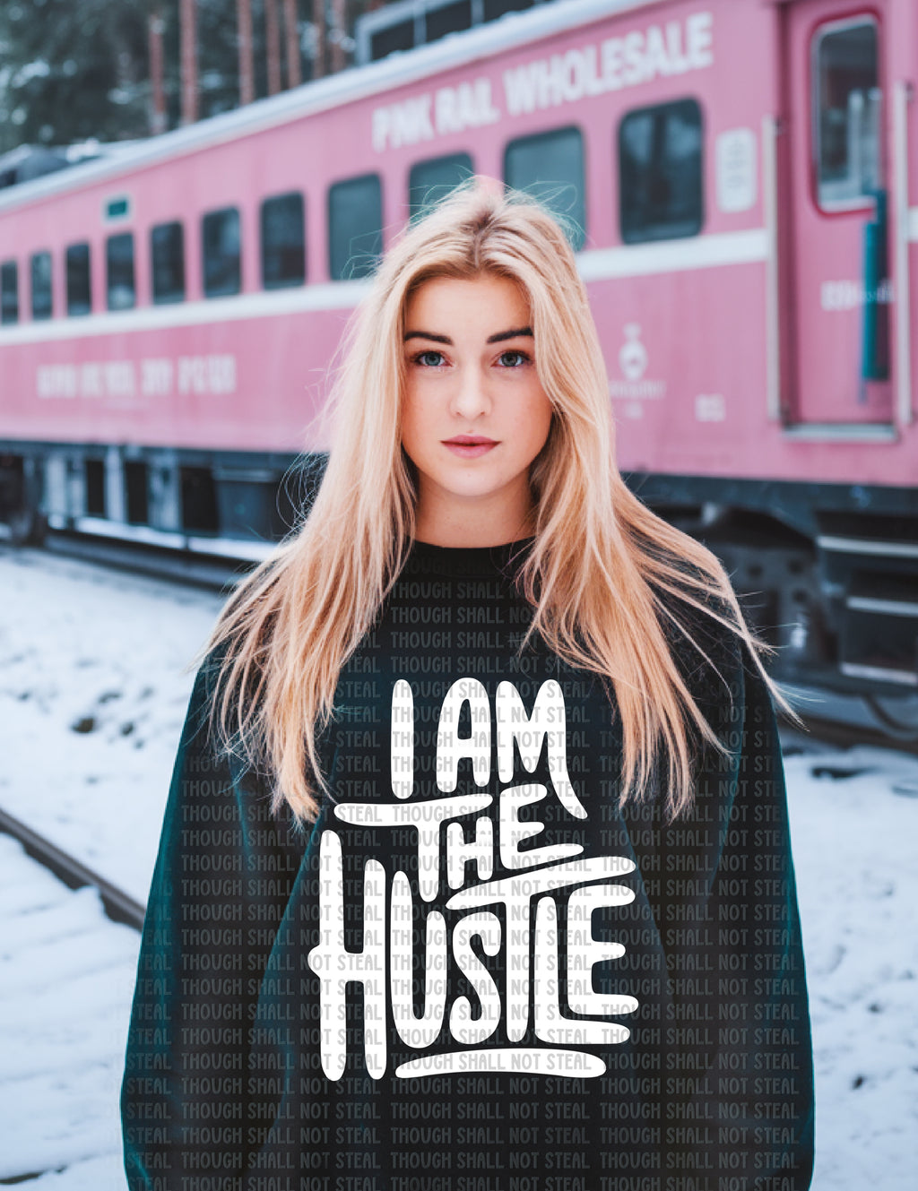 35-22 I am the Hustle Completed Tee