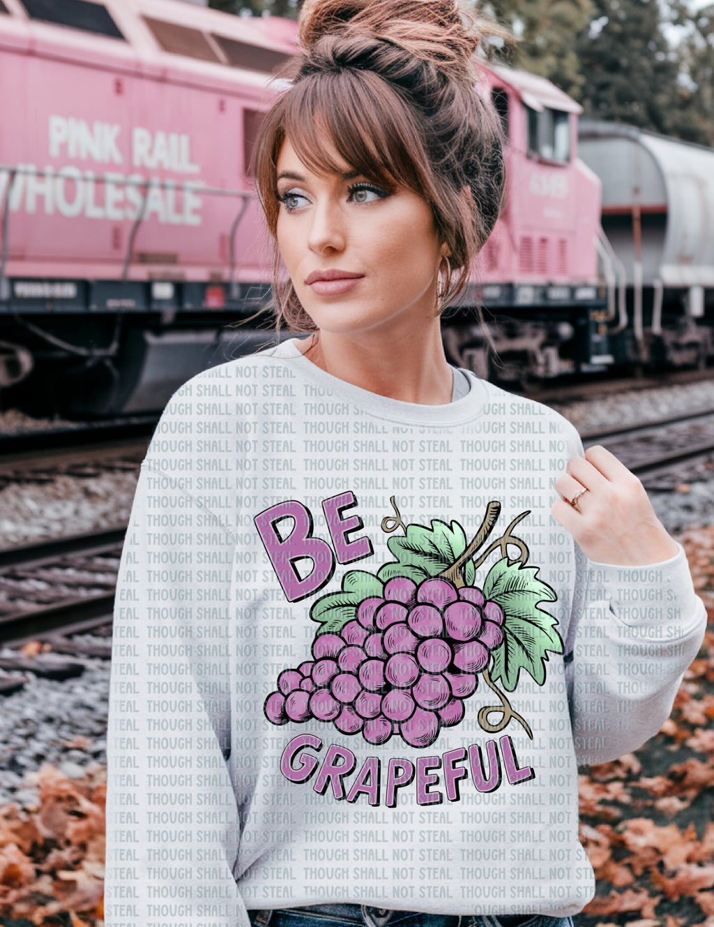 36-17 Be Grapeful Completed Tee