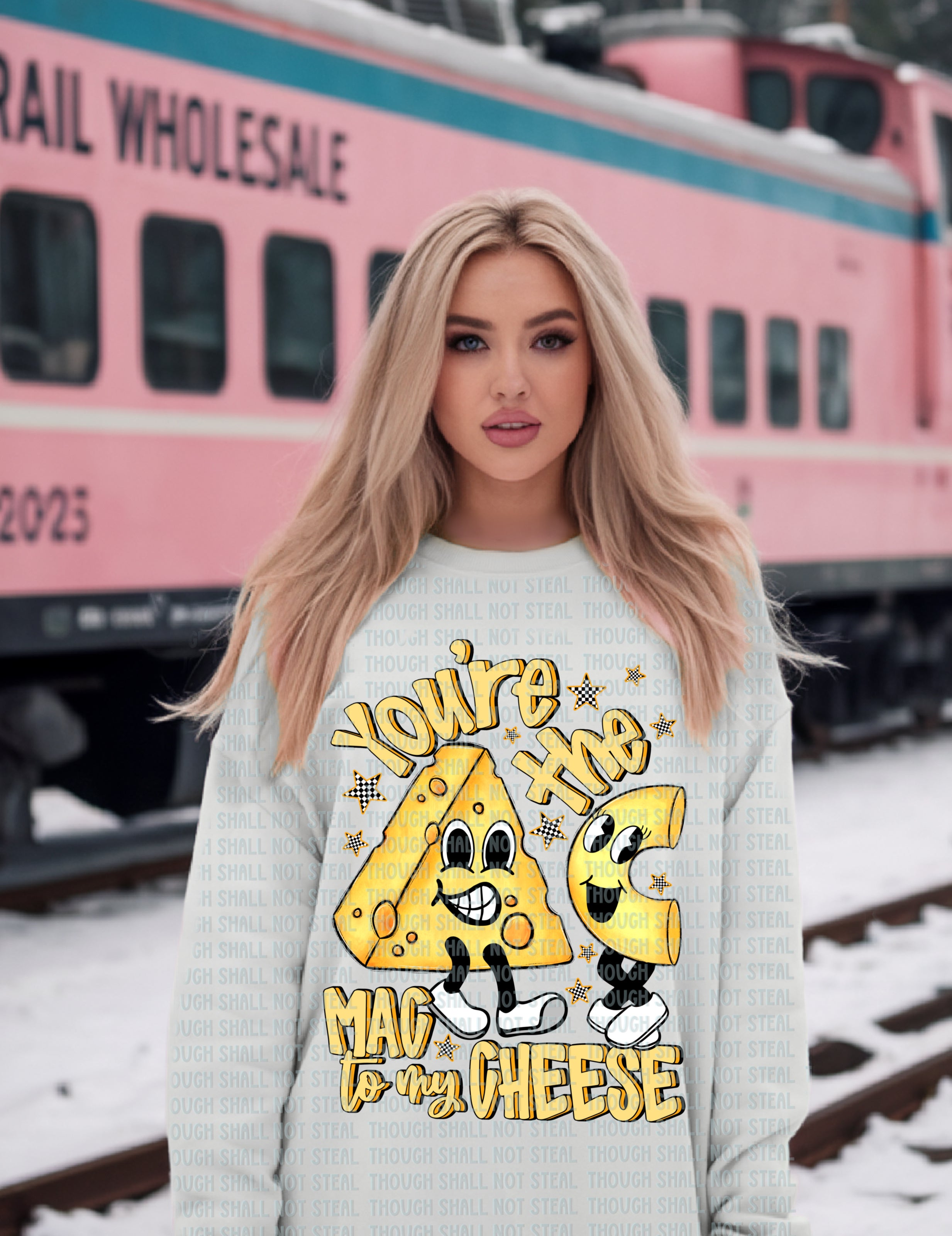 36-21 You're The Mac To My Cheese Completed Tee