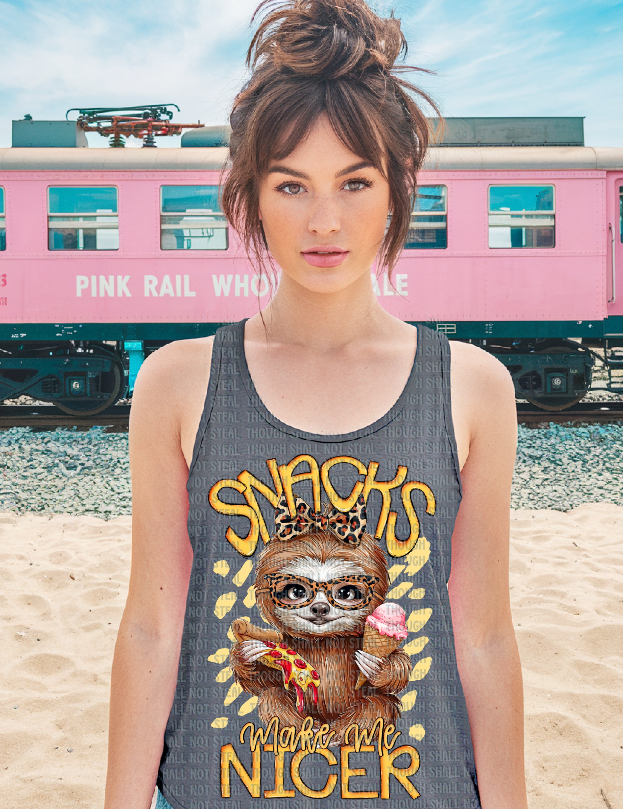 36-33 Snacks Make Me Nicer Completed Tee