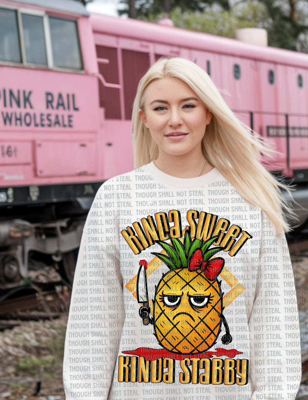 36-44 Kinda Sweet Kinda Stabby Completed Tee