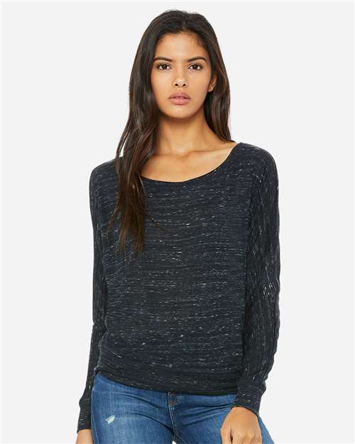Women’s Flowy Off Shoulder Long Sleeve Tee