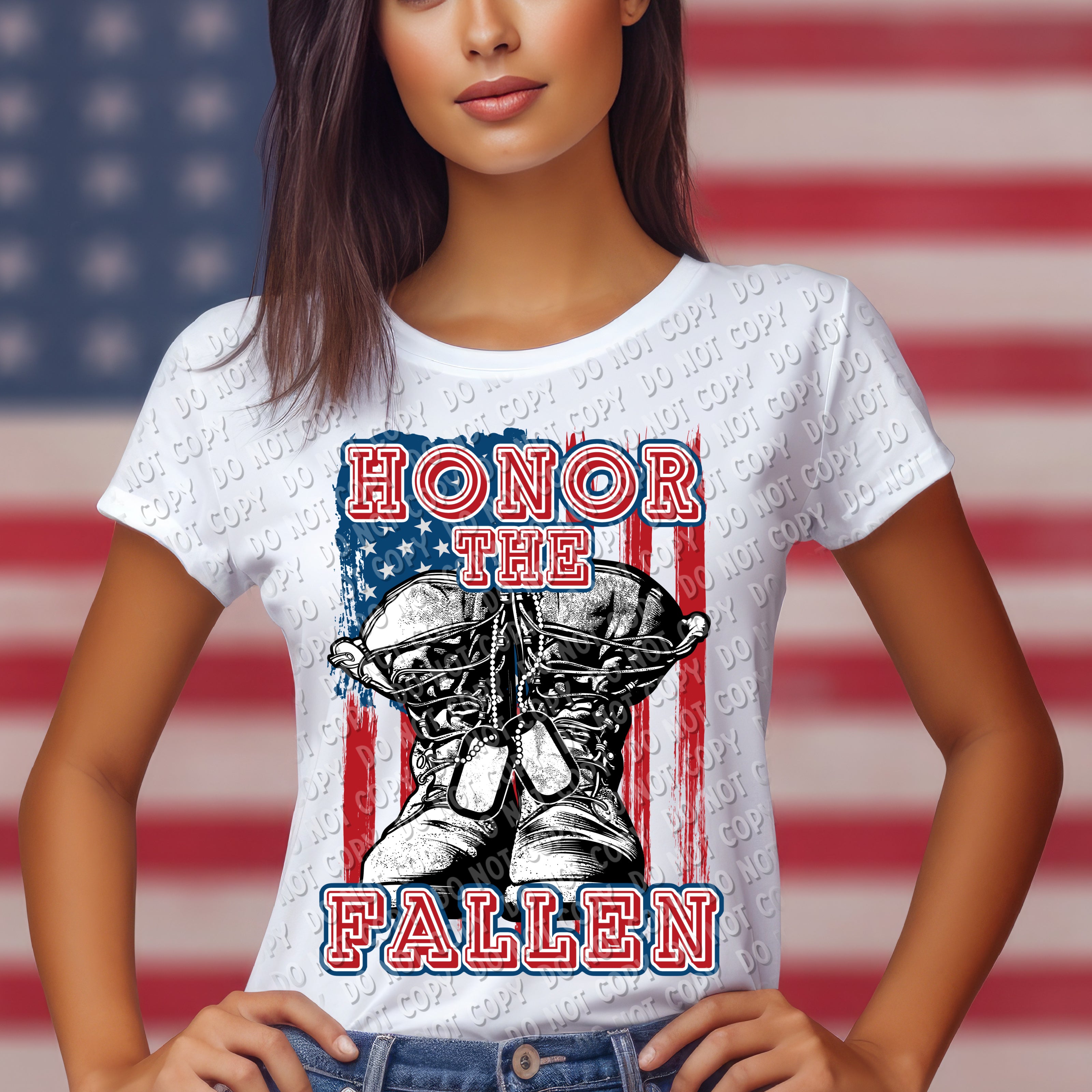 40-06 Honor the Fallen  DTF TRANSFER ONLY