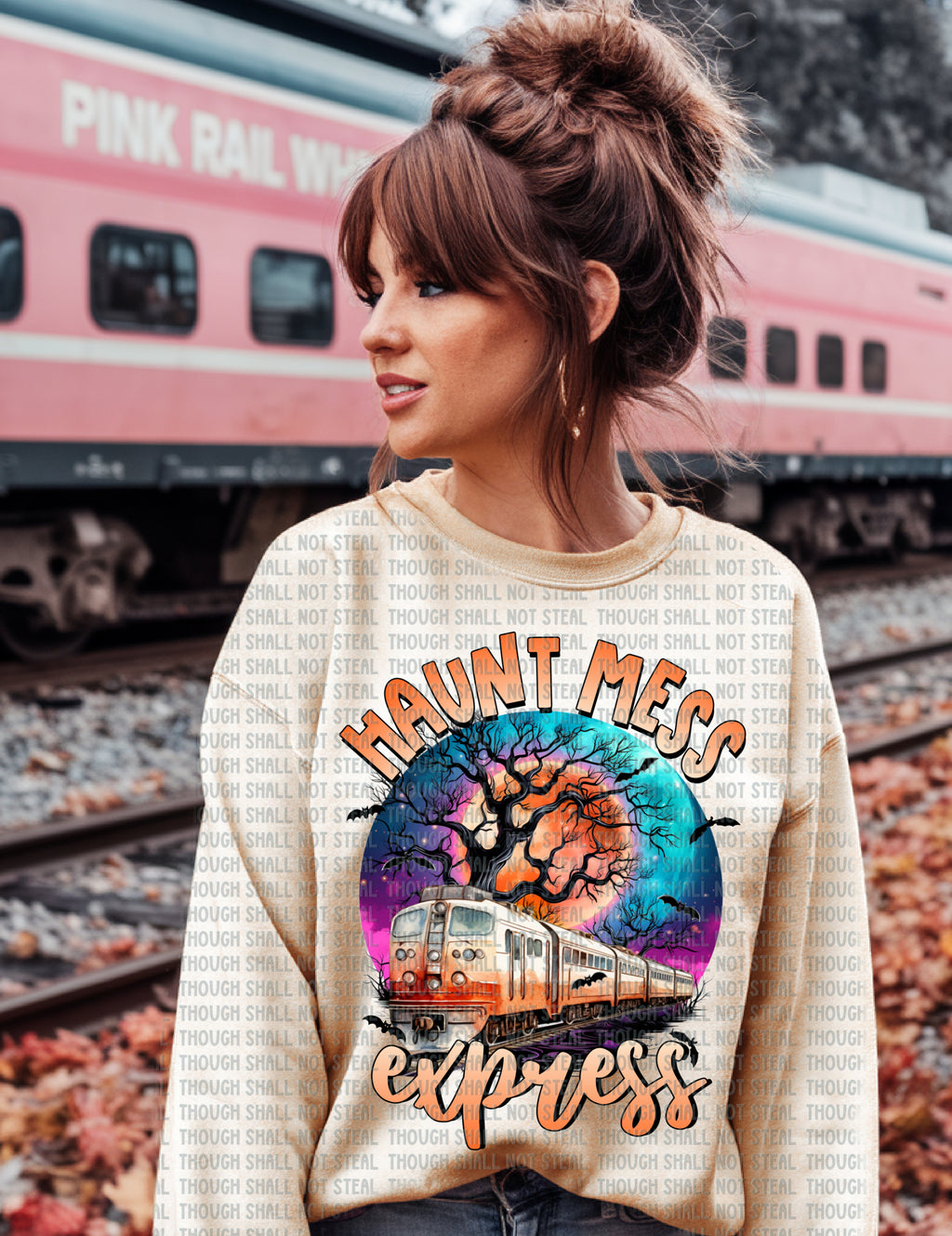 45-135 Haunt Mess Express Completed Tee