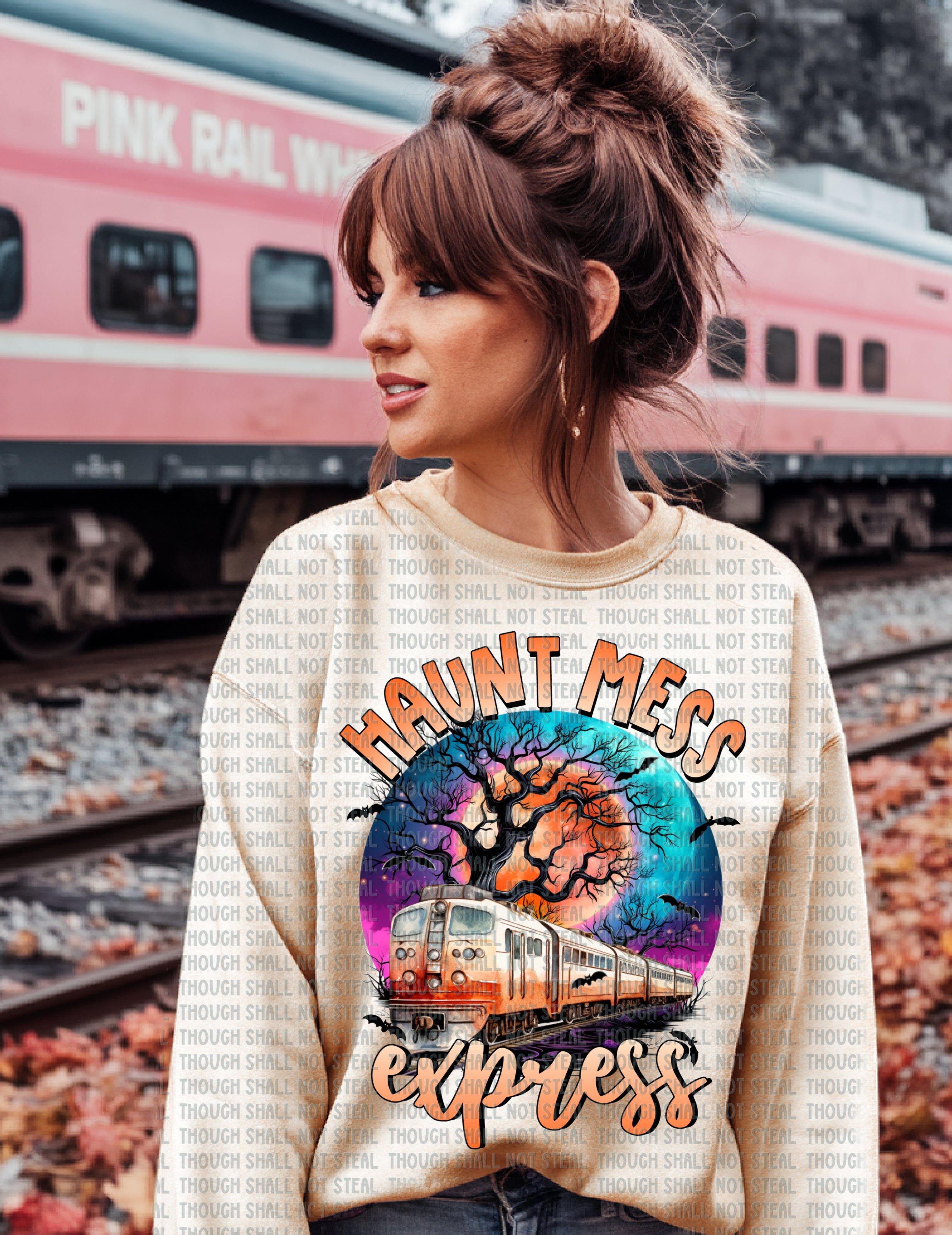 45-135 Haunt Mess Express Completed Tee