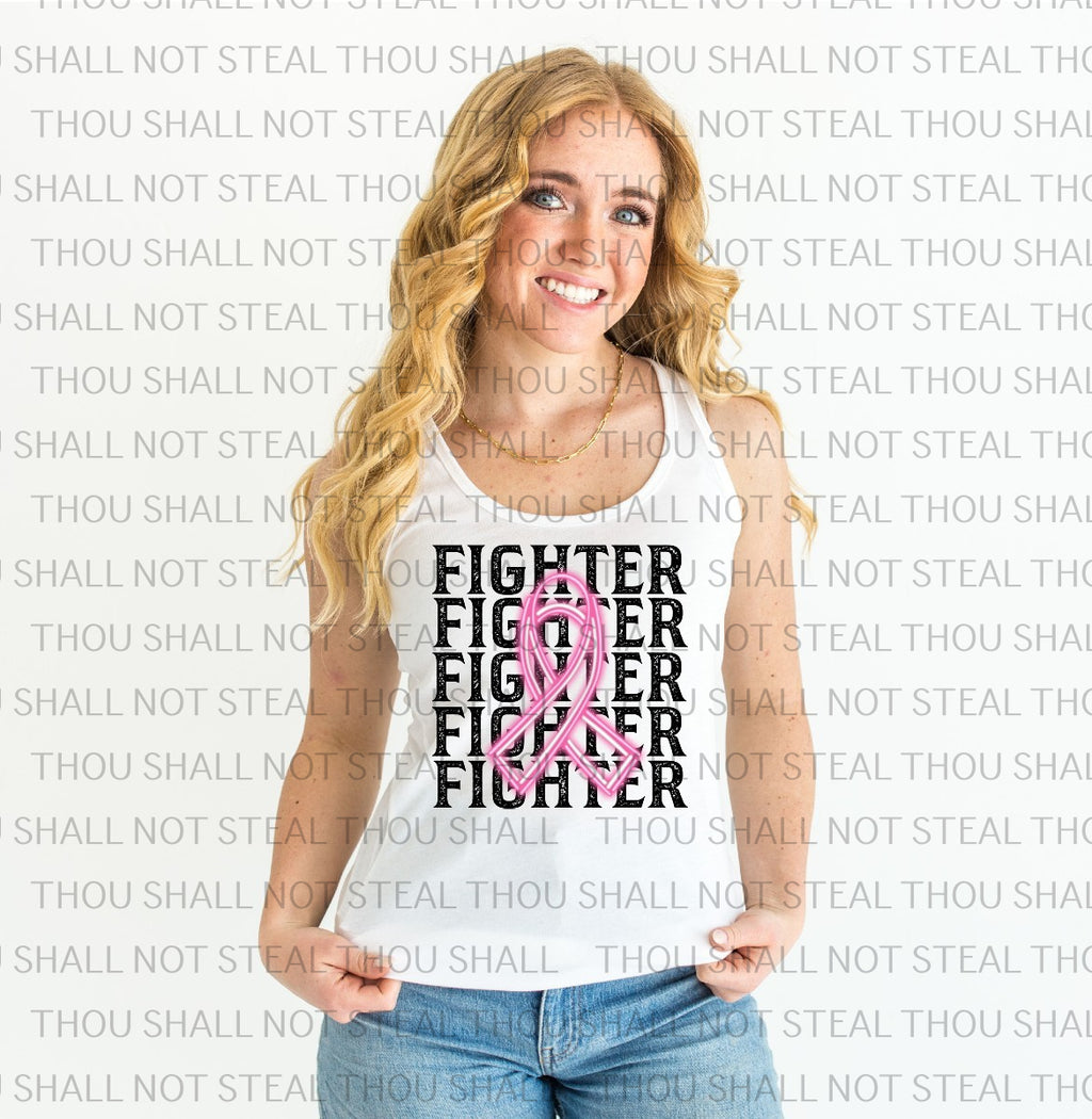 45-151 Fighter Stacked 3D Neon DTF TRANSFER ONLY