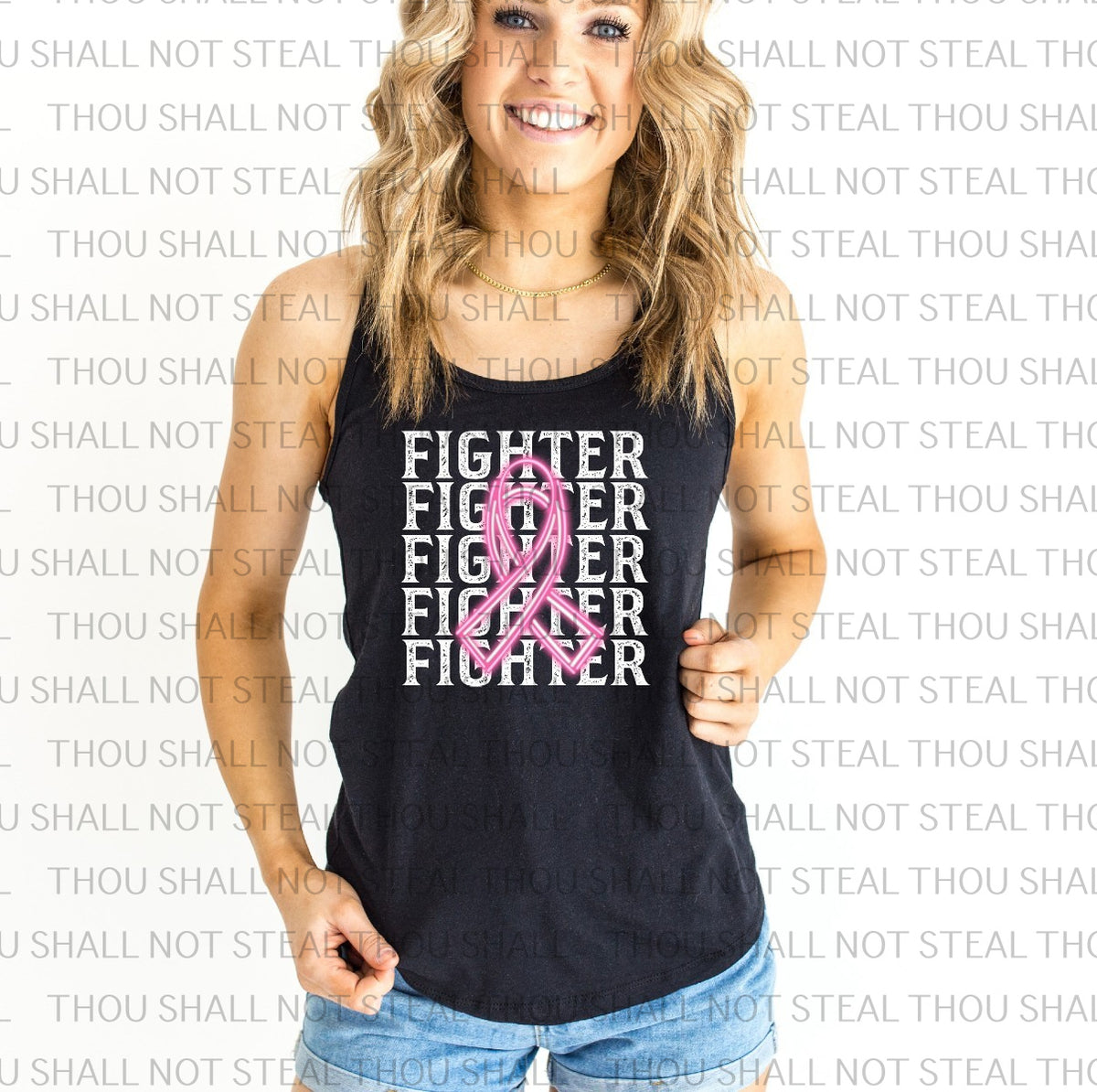 45-151 Fighter Stacked 3D Neon DTF TRANSFER ONLY