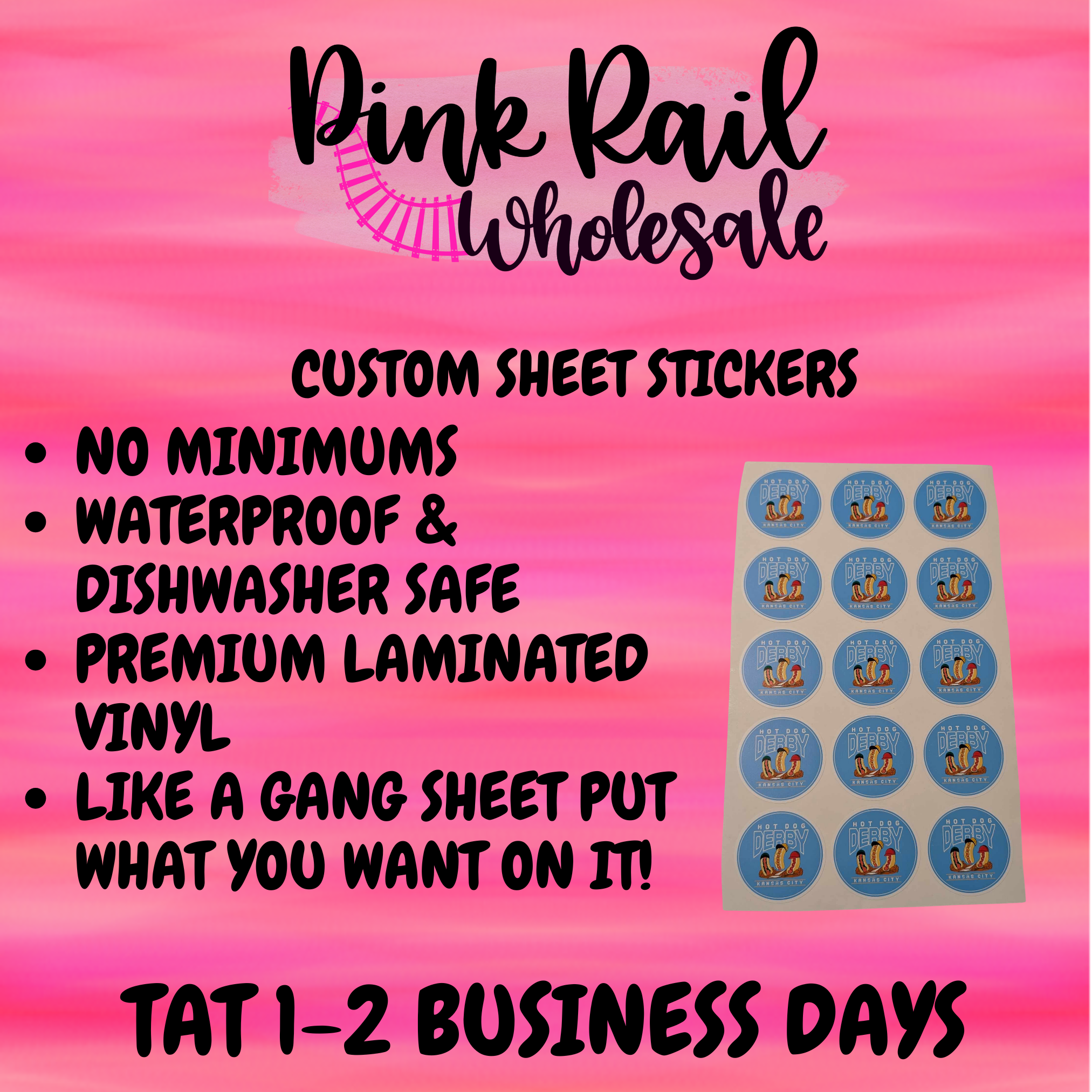 Upload your own Custom sheet of stickers