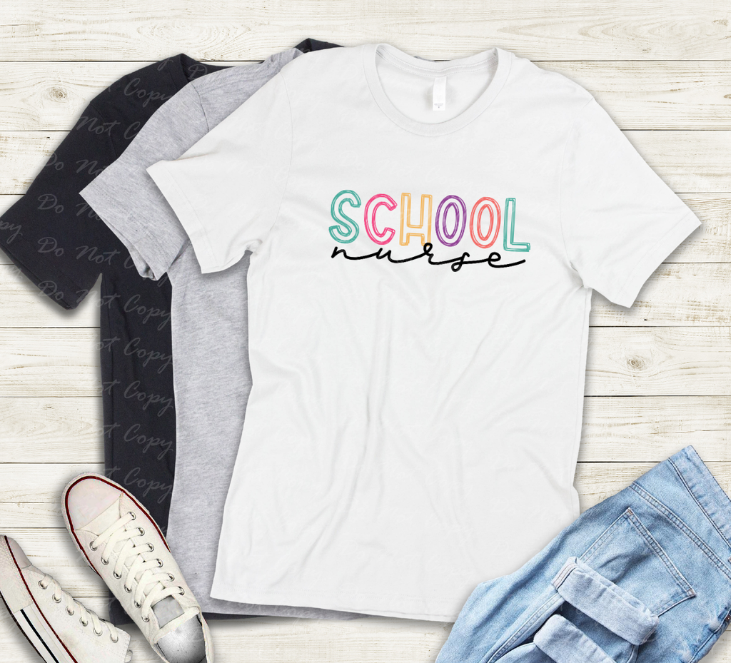 50-15 School Nurse Completed Tee