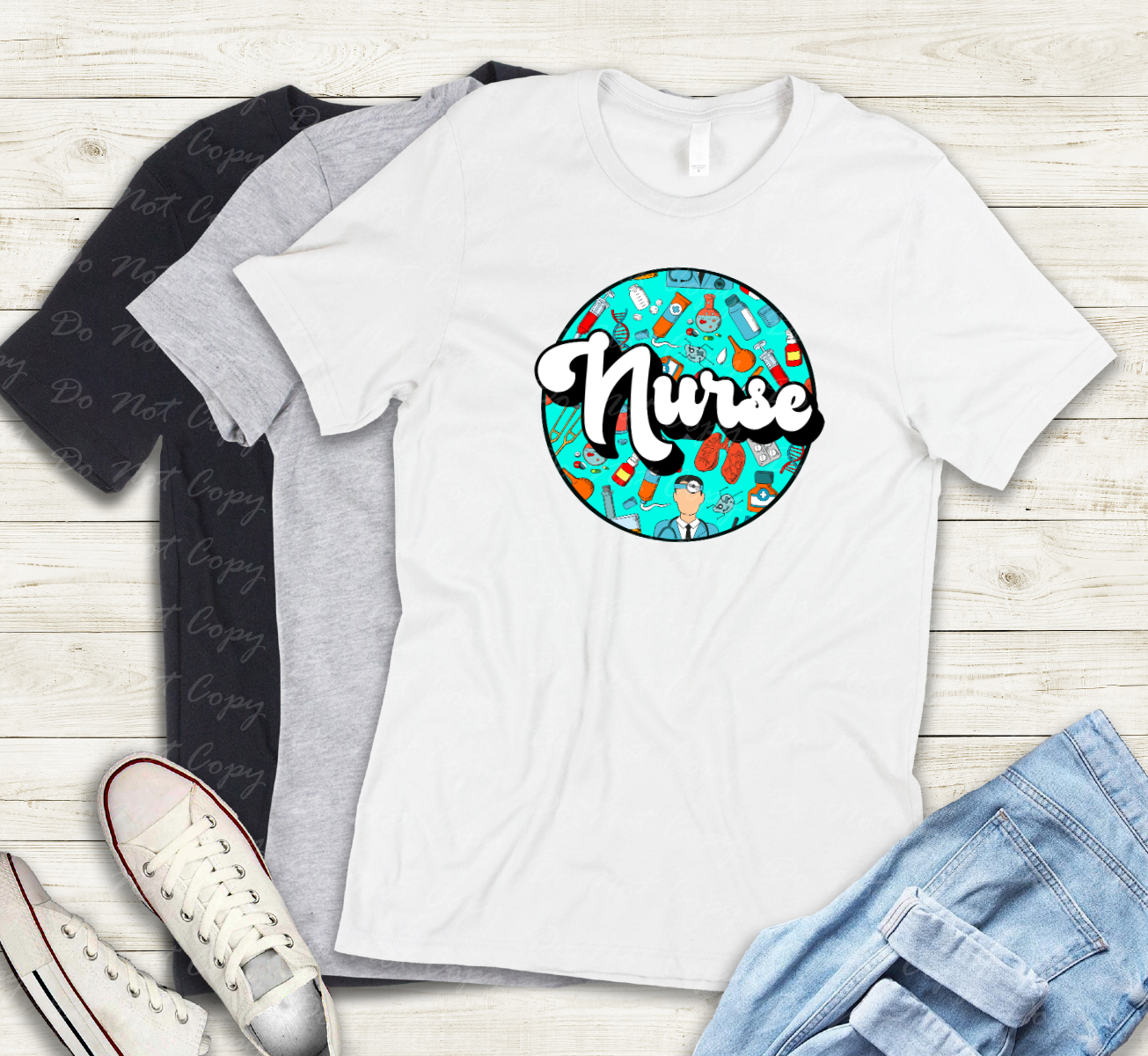 50-17 Nurse circle Completed Tee