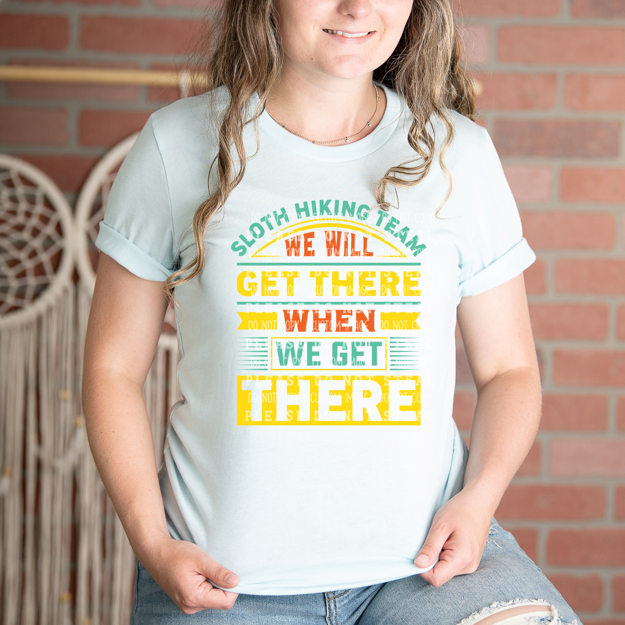 55-10 Sloth Hiking Team DTF TRANSFER ONLY