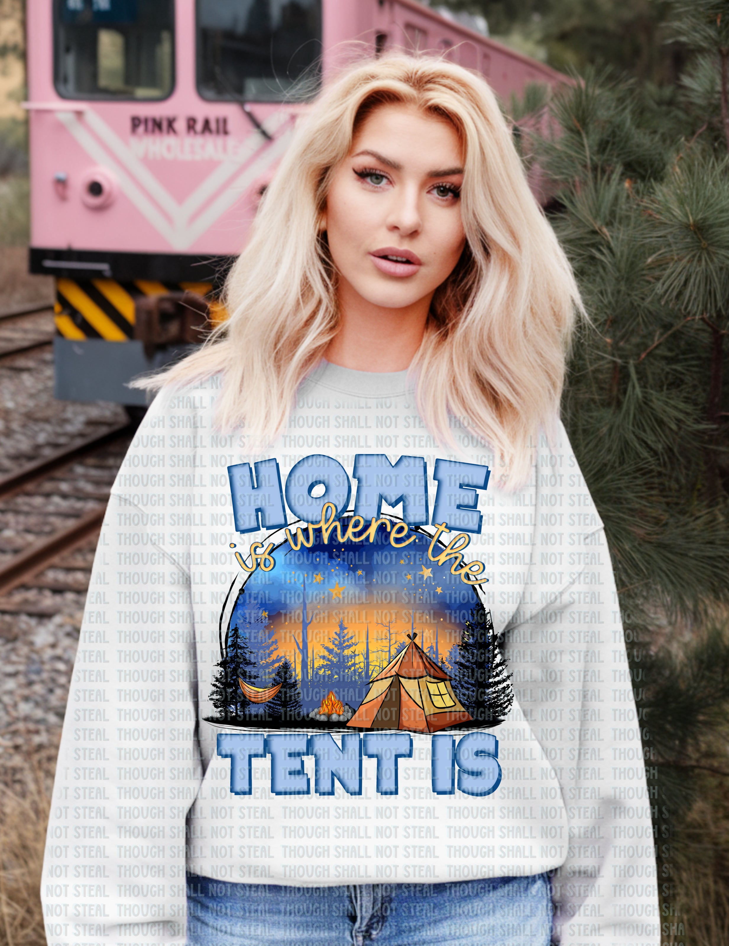 55-29 Home is Where The Tent Is Completed Tee