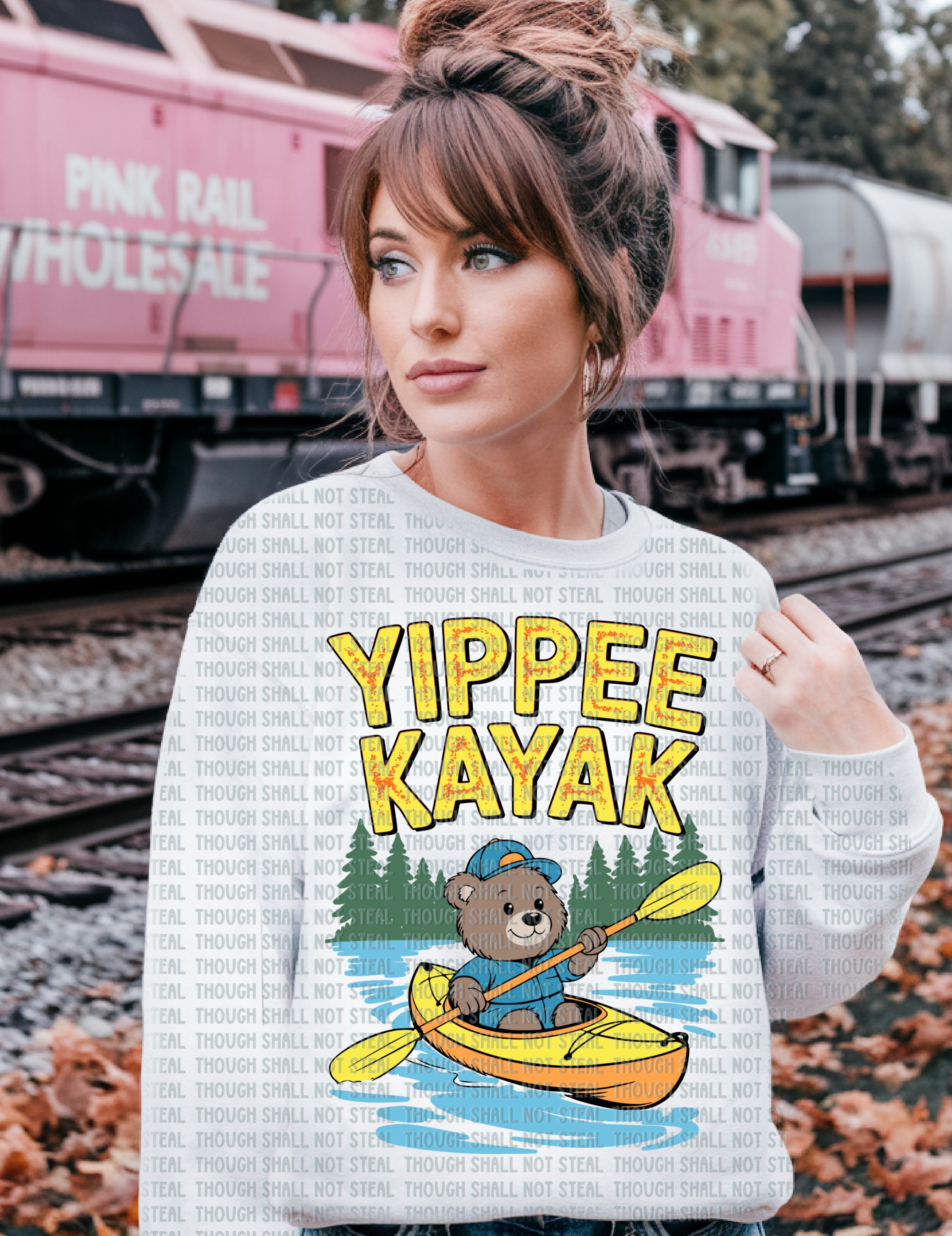 55-43 Yippee Kayak DTF TRANSFER ONLY