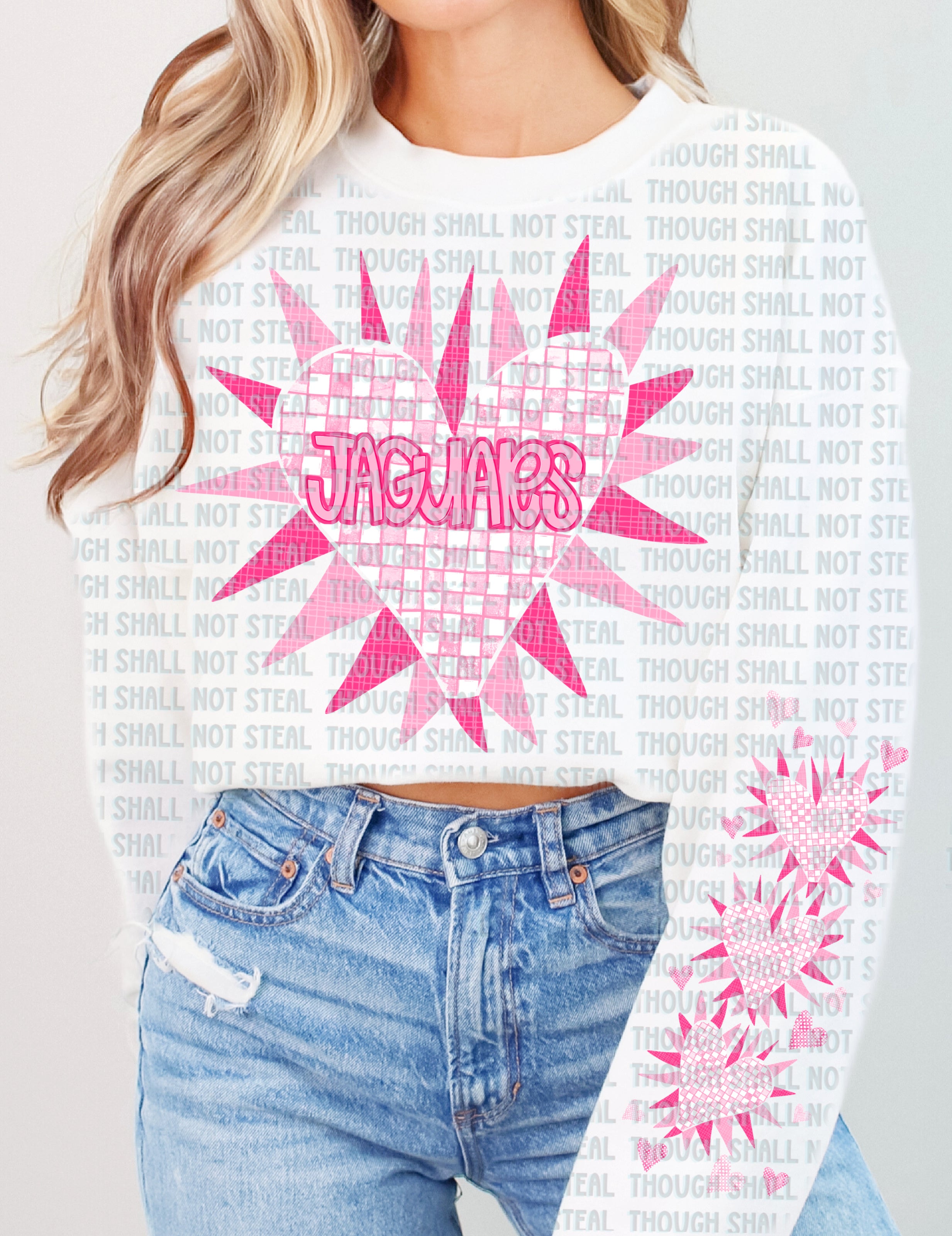 58-21 Jaguars - Valentine_s Heart Burst tee