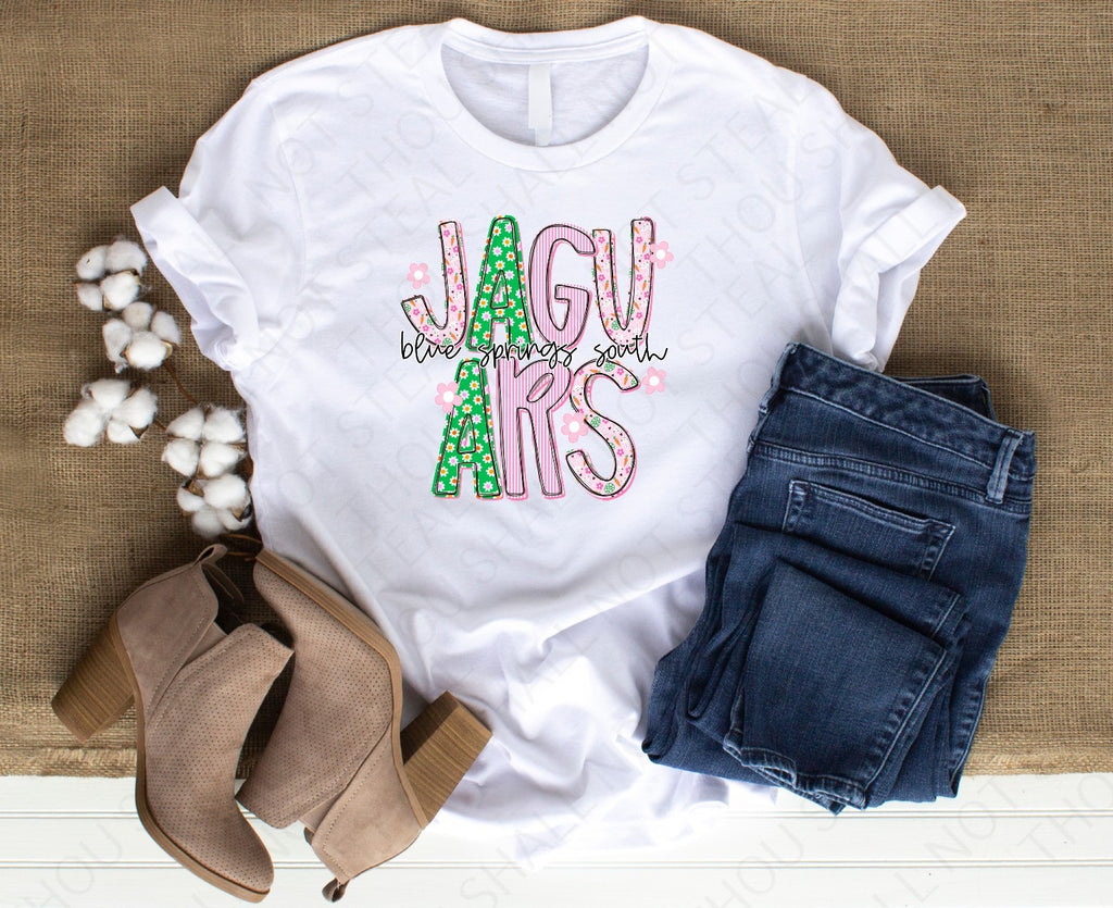 58-23 Jaguars - Colorful Print tee