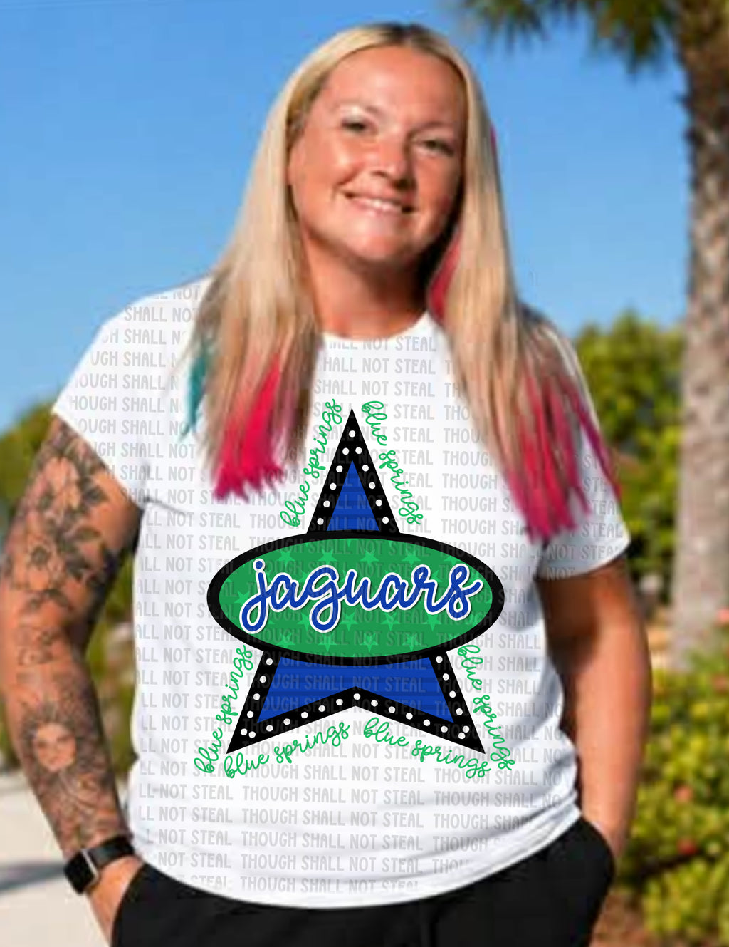 58-42 Jaguars - Retro Triangle Logo Completed Tee