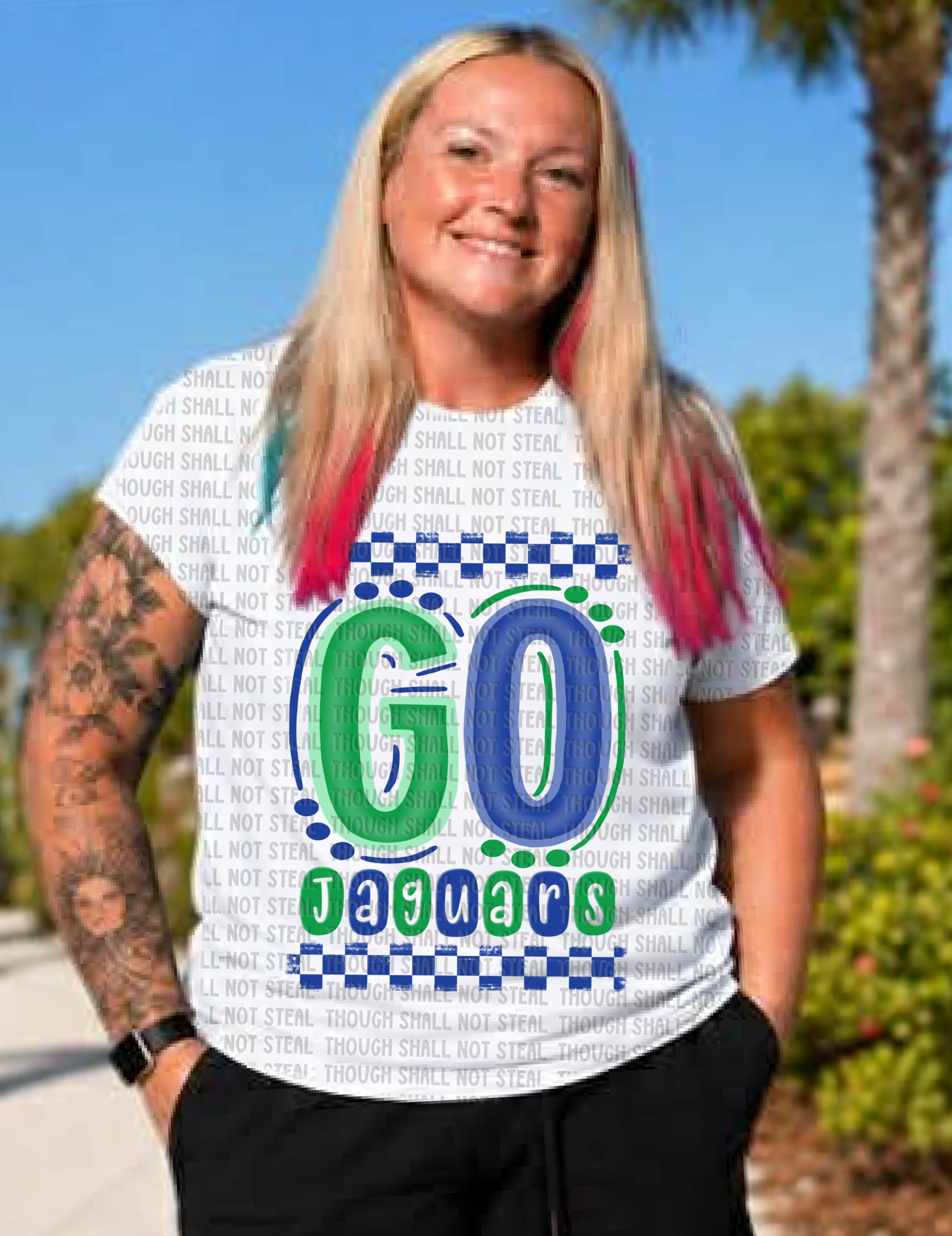 58-43 Go Jaguars DTF TRANSFER ONLY