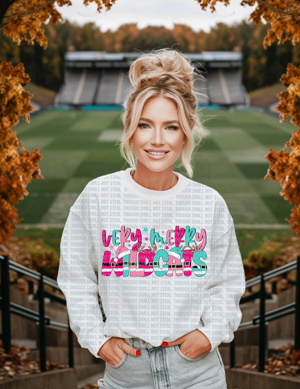 59-16 Very Merry Wildcats tee
