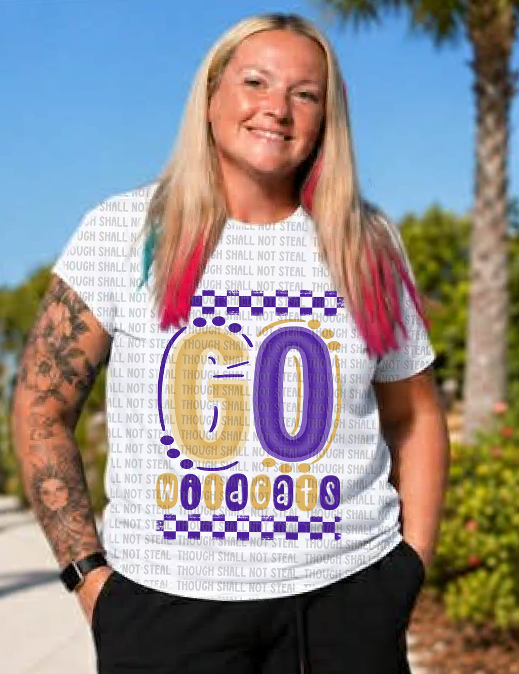59-43 Go Wildcats Completed Tee