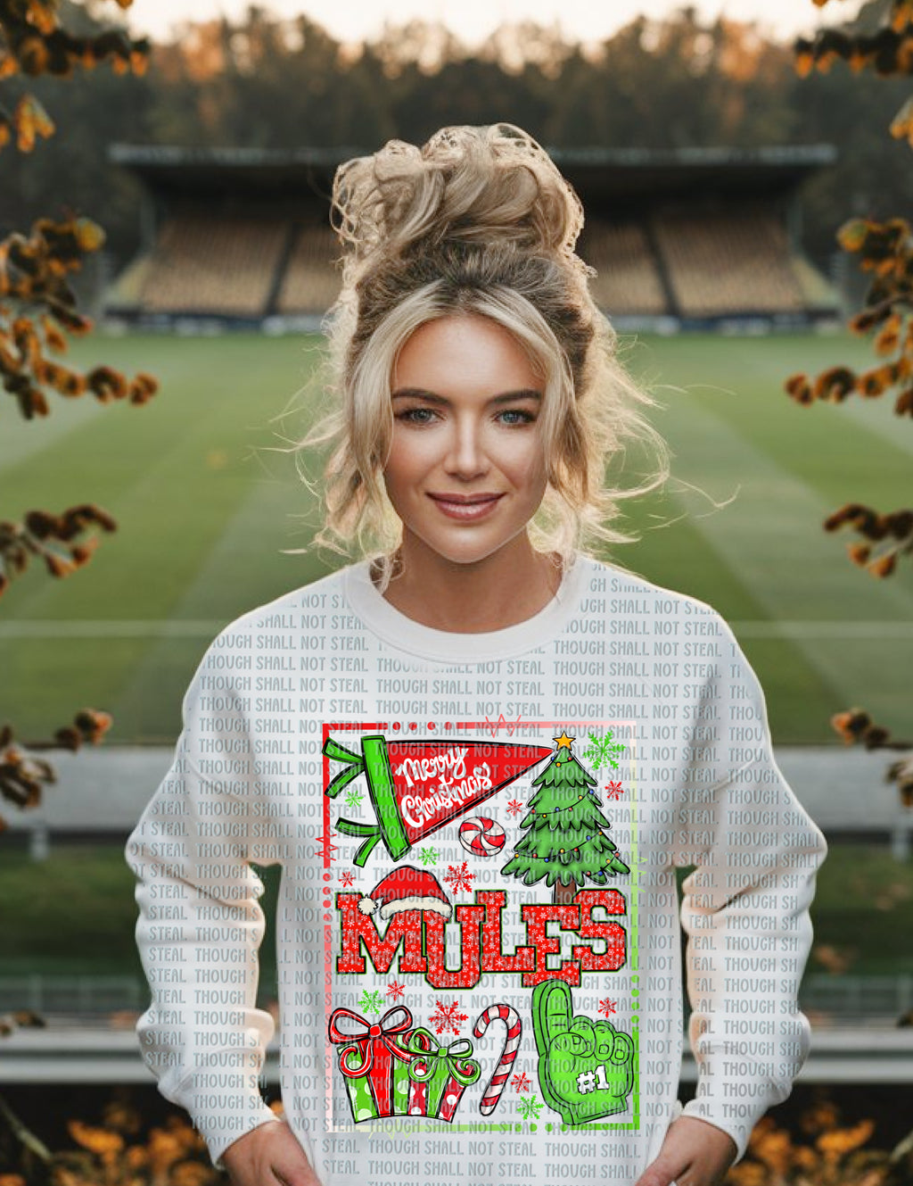 60-04 Lathrop Mules Christmas Collage Mock