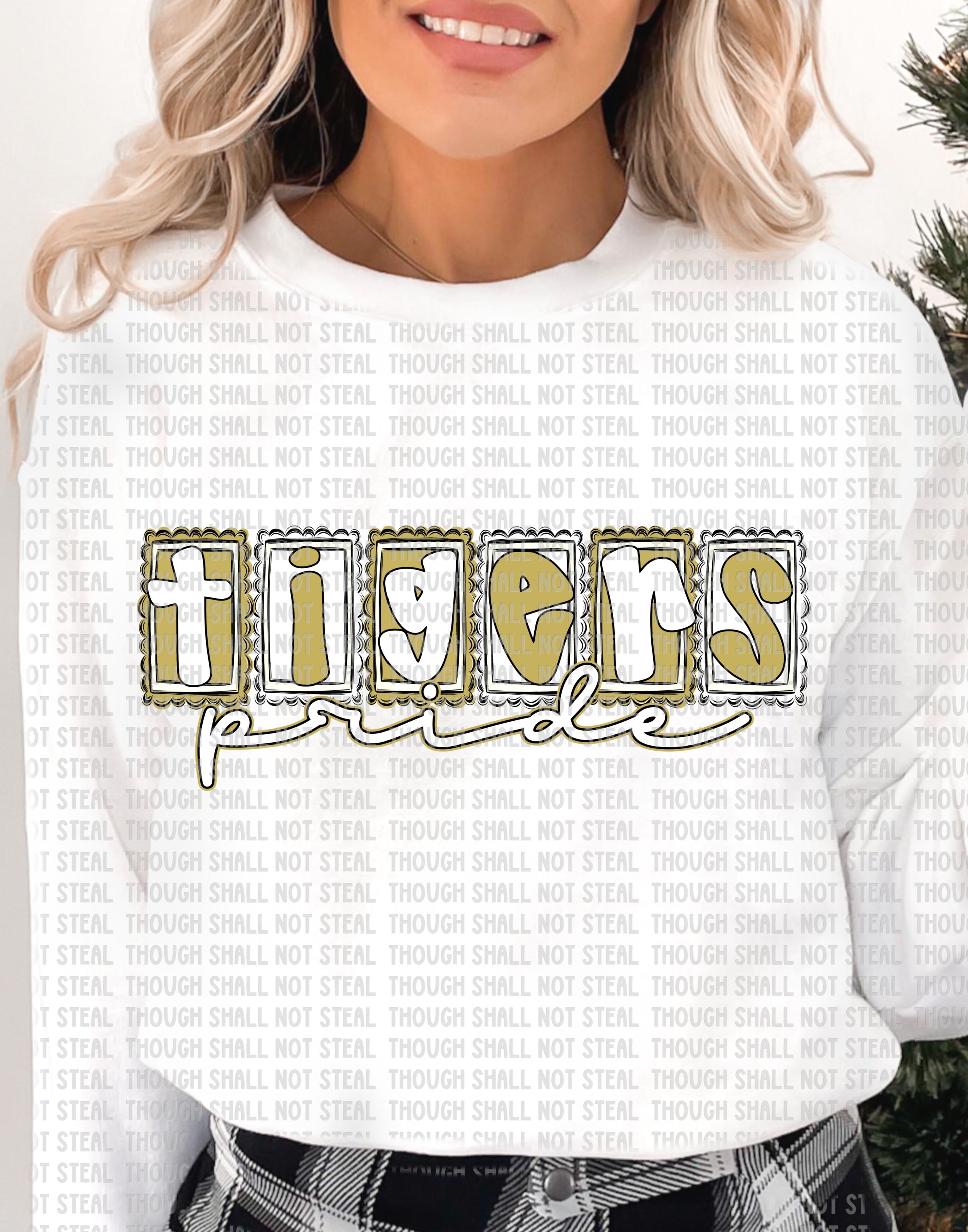 61-12 Tigers pride DTF TRANSFER ONLY