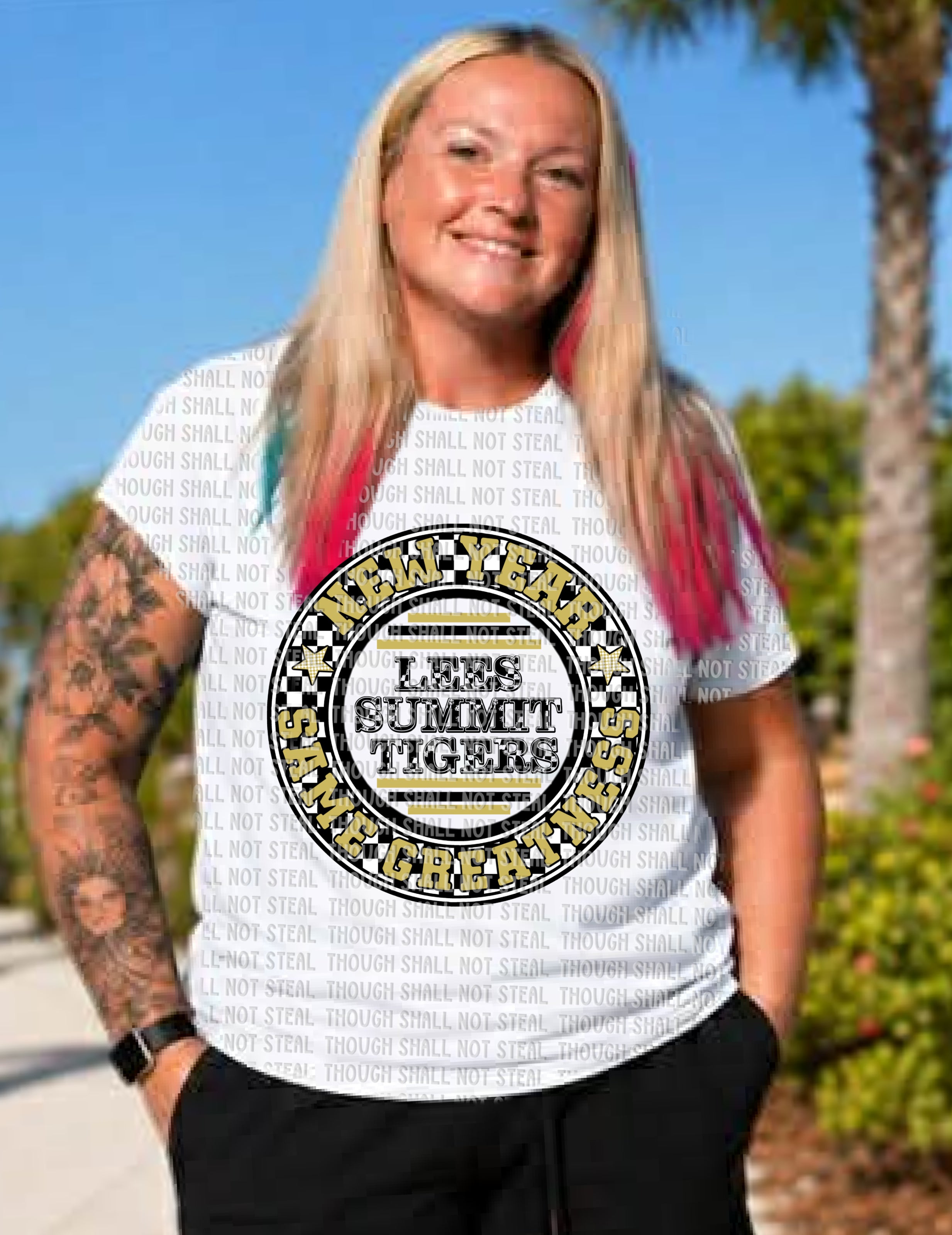 61-46 Lee_s Summit Tigers - New Year, Same Greatness Completed Tee