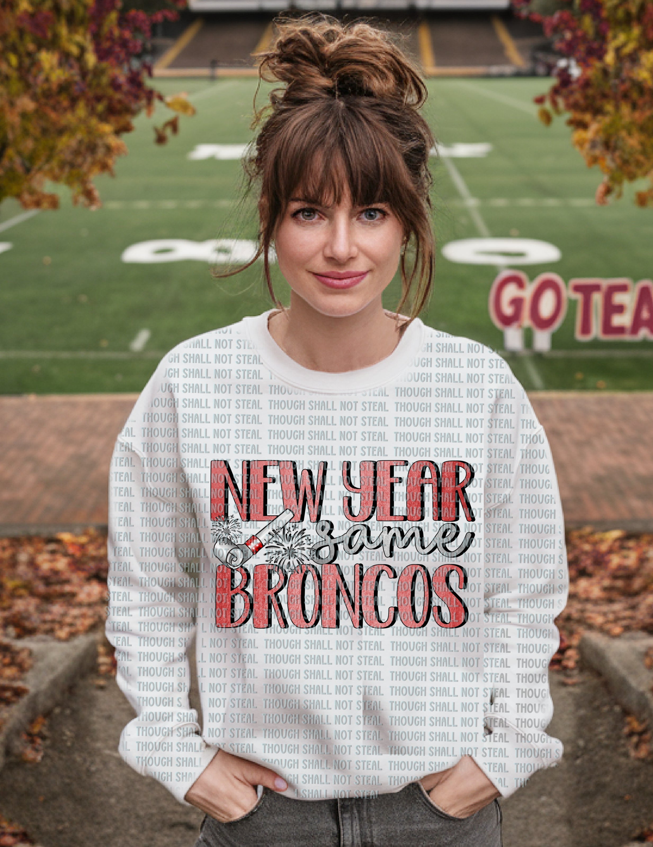 62-18 New year same Broncos DTF TRANSFER ONLY