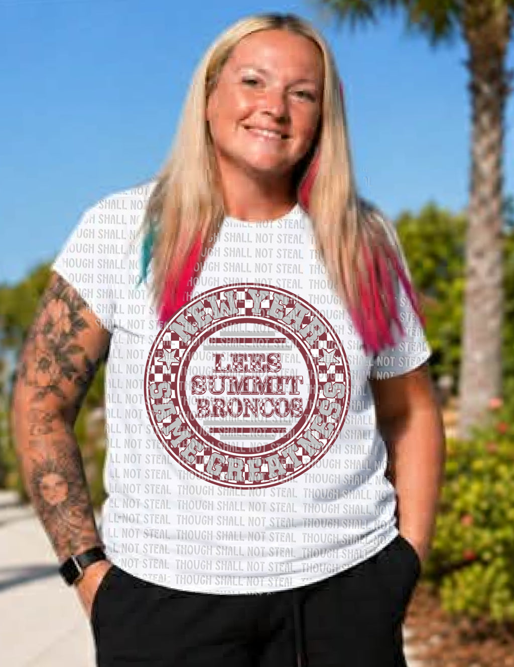 62-46 Lee_s Summit Broncos - New Year, Same Greatness Completed Tee