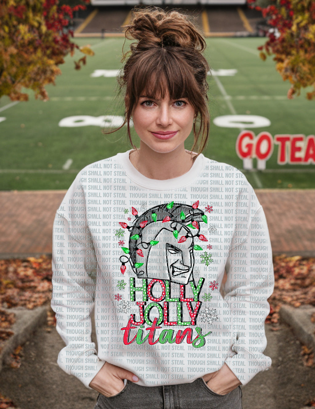 63-13 Holly Jolly Titans tee
