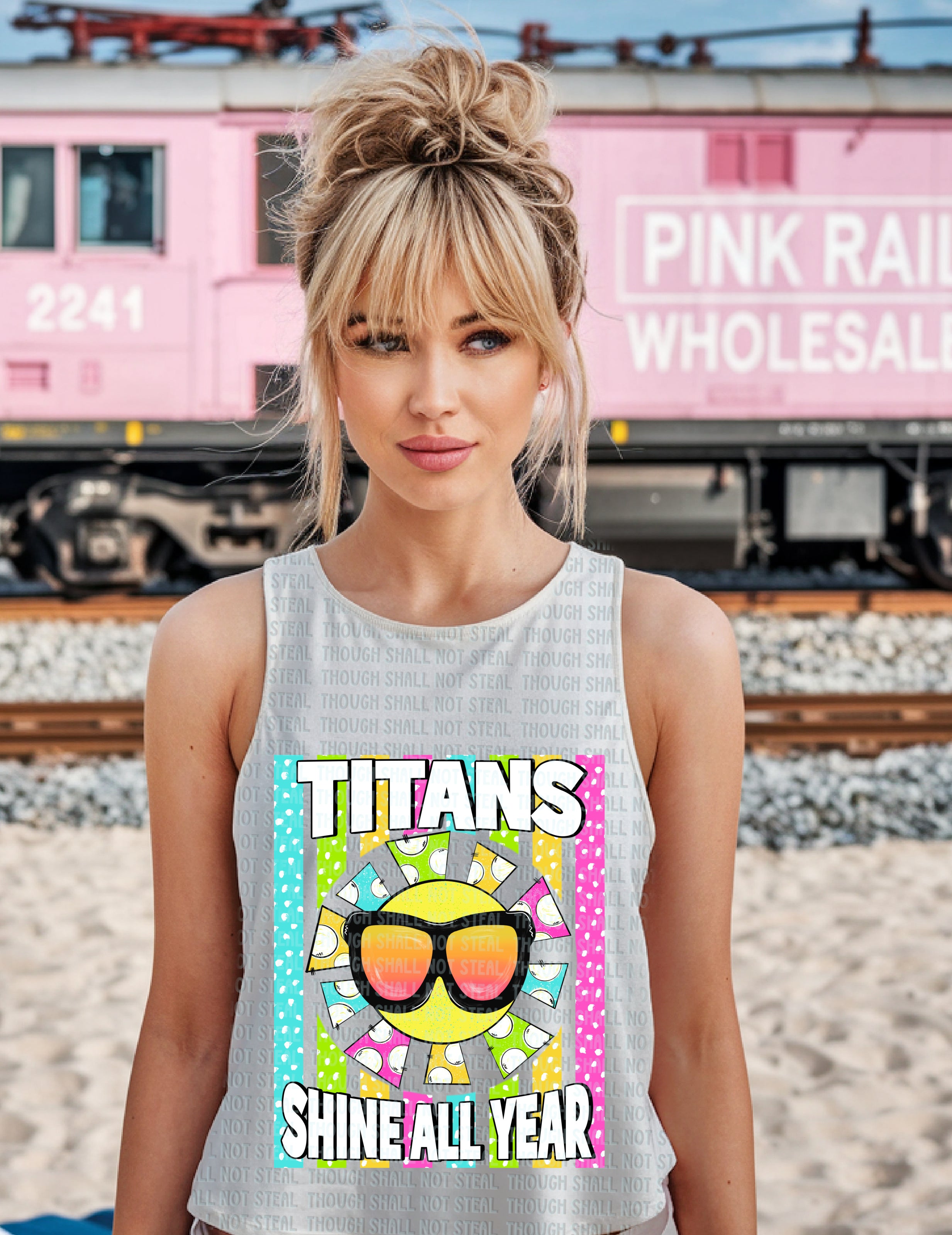 63-36 Titans - Shine all year DTF TRANSFER ONLY