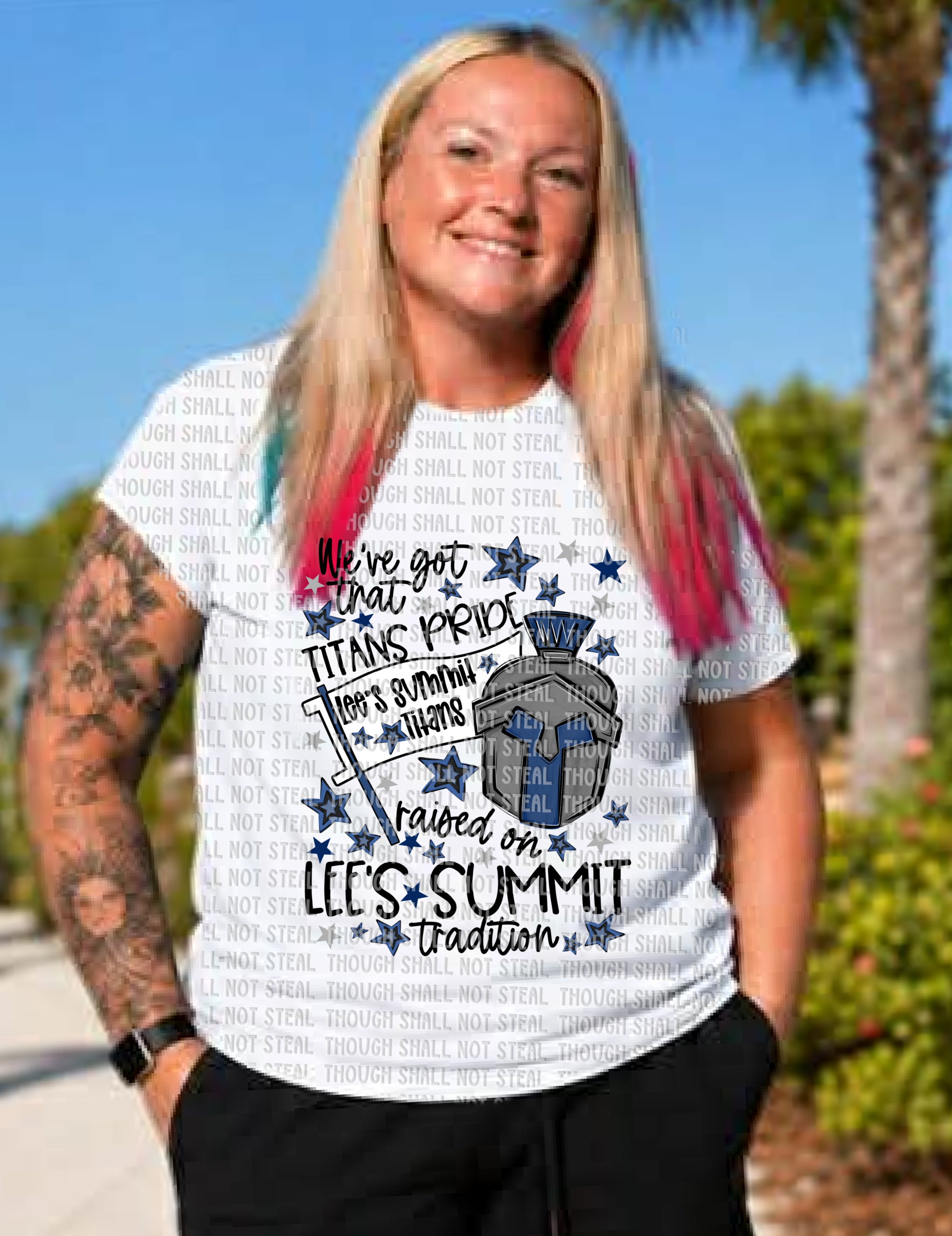 63-47 We_ve got that Titan Pride — raised on Lee_s Summit tradition Completed Tee