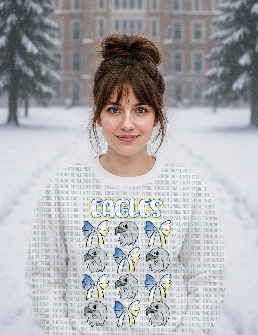 64-15 Eagles coquette tee