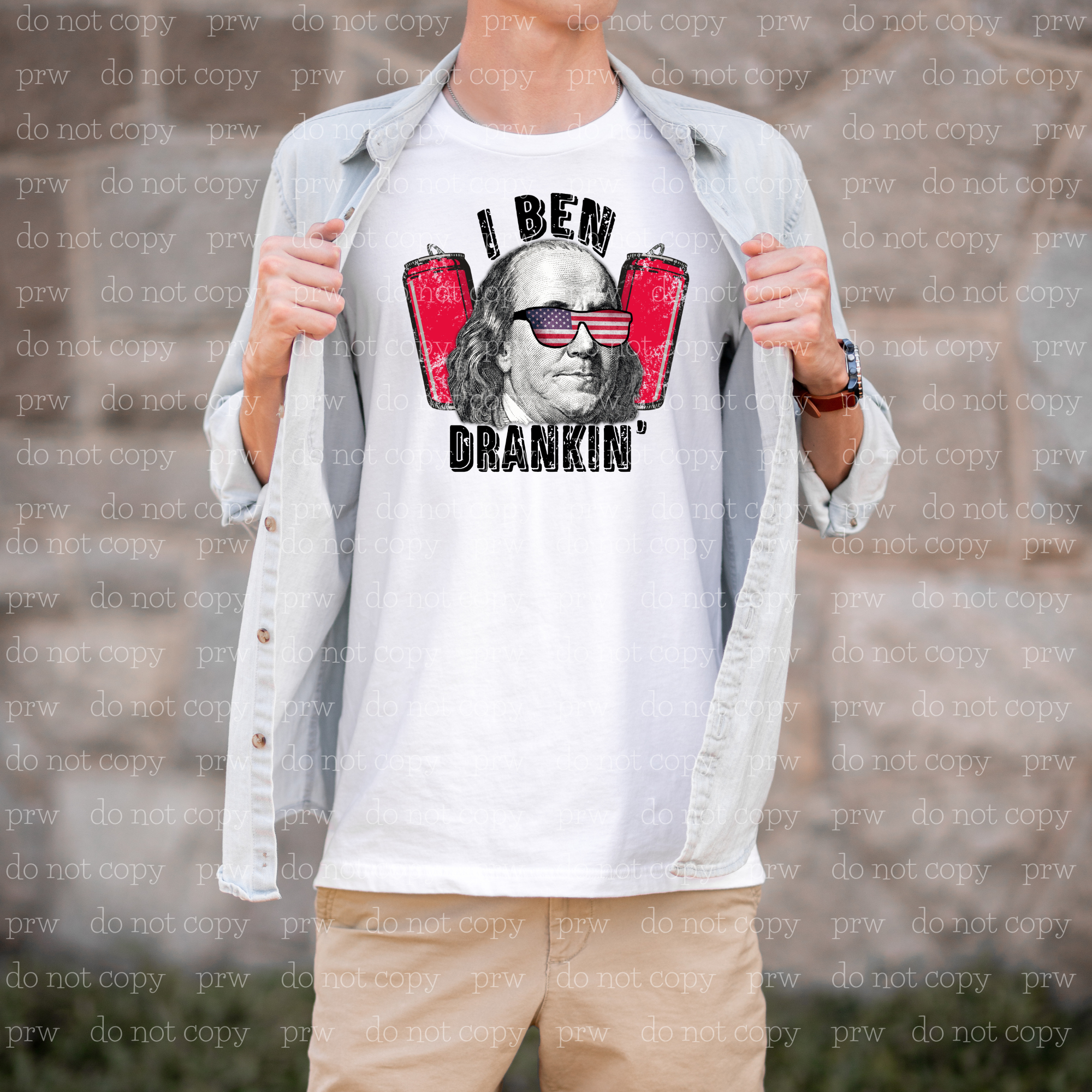 07-55 I Ben Drankin DTF Transfer ONLY