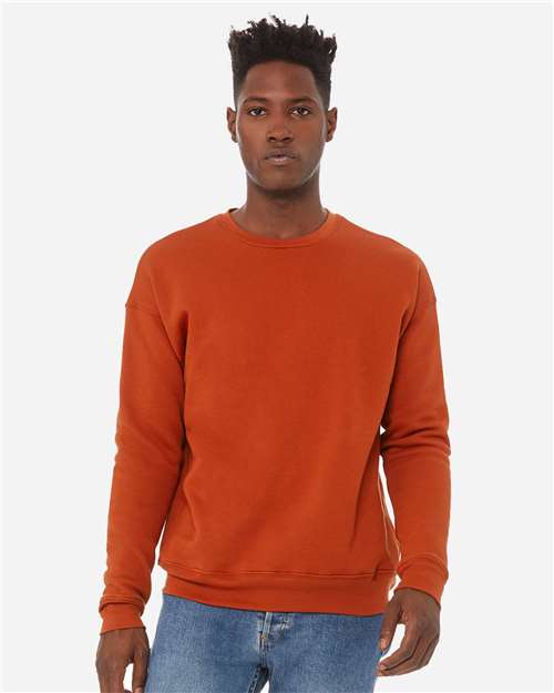 Unisex Sponge Fleece Drop Shoulder Crewneck Sweatshirt