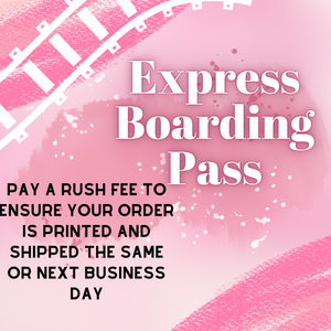 SPECIAL FILM Express Pass Ships within 24-36 hours  - READ LISTING INFO! NOT FOR UV OR REGULAR DTF